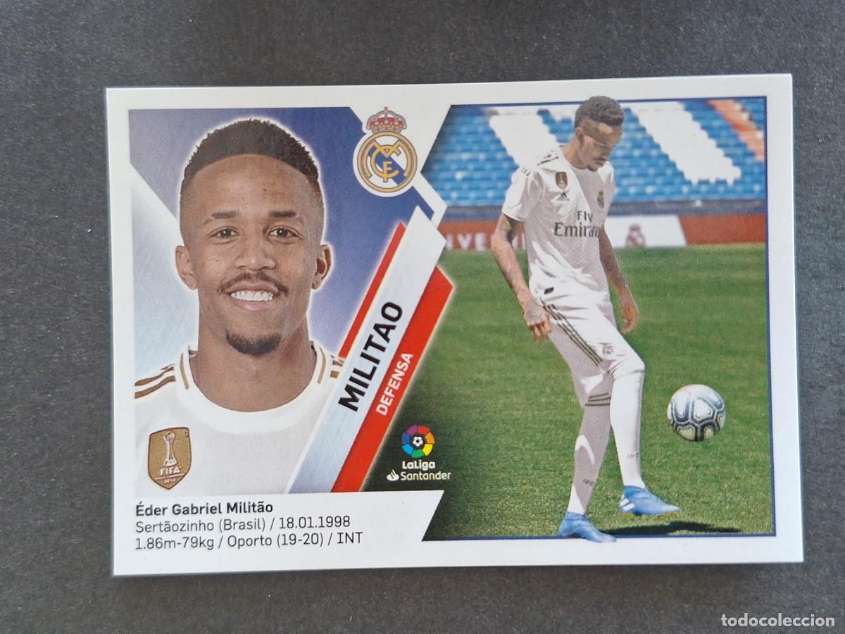 Cromos de f&uacute;tbol: L2 MILITAO REAL MADRID FICHAJE 17 LIGA ESTE 2019 2020 19 20 NUNCA PEGADO SIN PEGAR