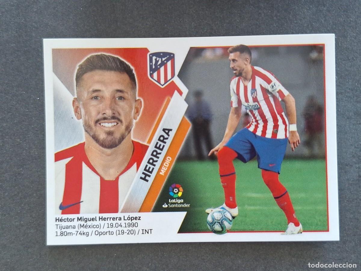 Cromos de f&uacute;tbol: L2 HERRERA ATLETICO DE MADRID FICHAJE 19 LIGA ESTE 2019 2020 19 20 NUNCA PEGADO SIN PEGAR