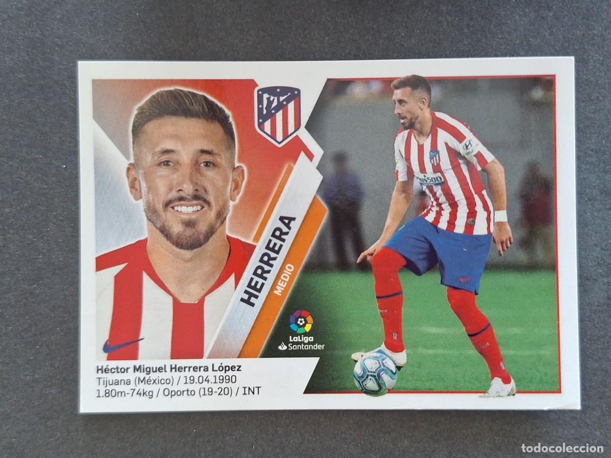 Cromos de f&uacute;tbol: L2 HERRERA ATLETICO DE MADRID FICHAJE 19 LIGA ESTE 2019 2020 19 20 NUNCA PEGADO SIN PEGAR