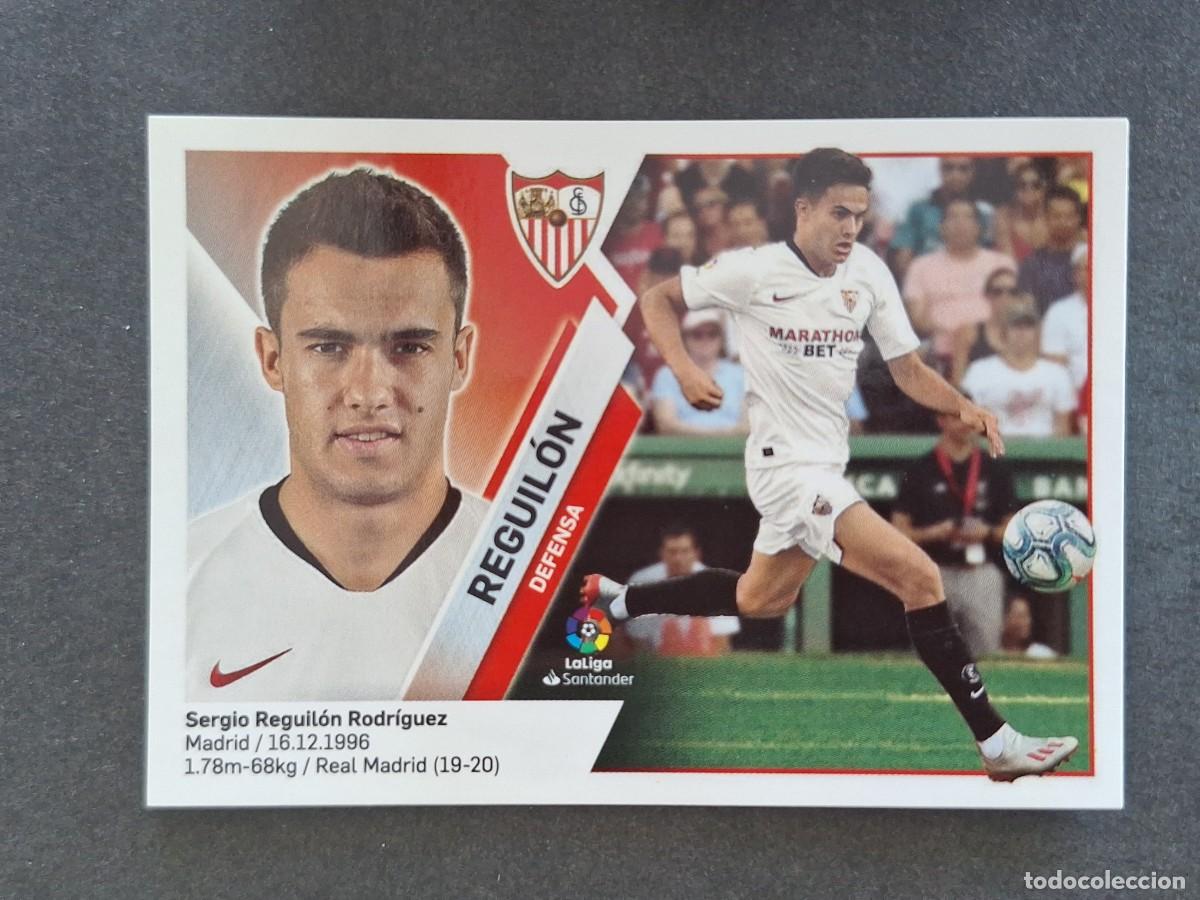Cromos de f&uacute;tbol: L2 REGUILON SEVILLA F. C. FICHAJE 23 LIGA ESTE 2019 2020 19 20 NUNCA PEGADO SIN PEGAR