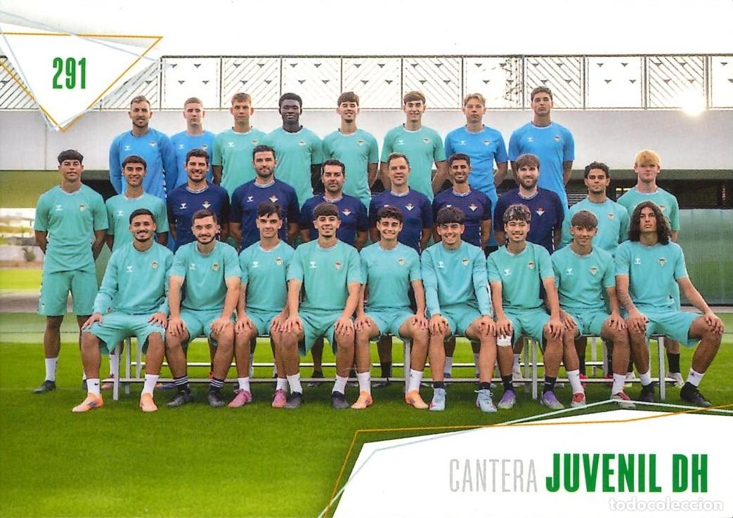 Cromos de f&uacute;tbol: FUTBOL - BETIS CARDS - 2025-2026 - 25-26 - REAL BETIS - 291 - CANTERA - JUVENIL DH