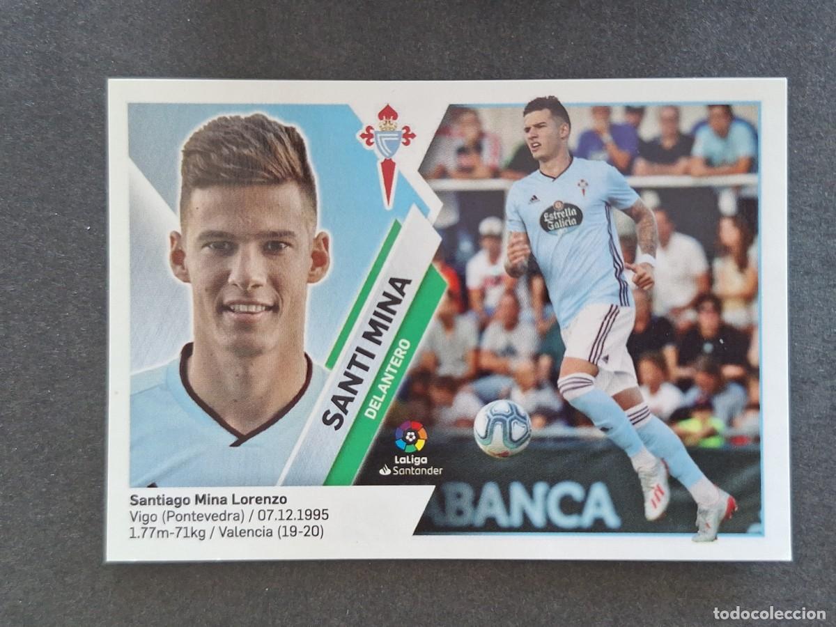 Cromos de f&uacute;tbol: L2 SANTI MINA CELTA DE VIGO FICHAJE 24 LIGA ESTE 2019 2020 19 20 NUNCA PEGADO SIN PEGAR