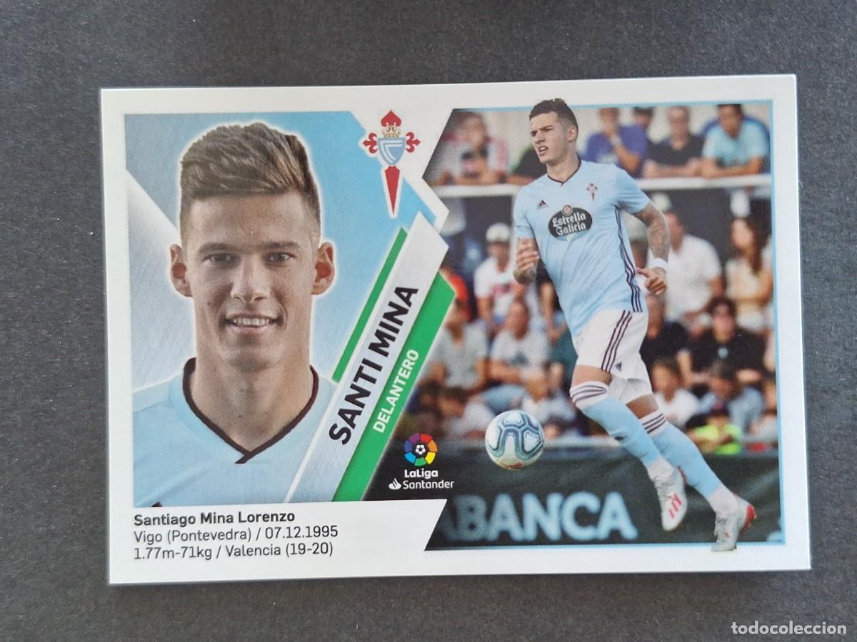 Cromos de f&uacute;tbol: L2 SANTI MINA CELTA DE VIGO FICHAJE 24 LIGA ESTE 2019 2020 19 20 NUNCA PEGADO SIN PEGAR