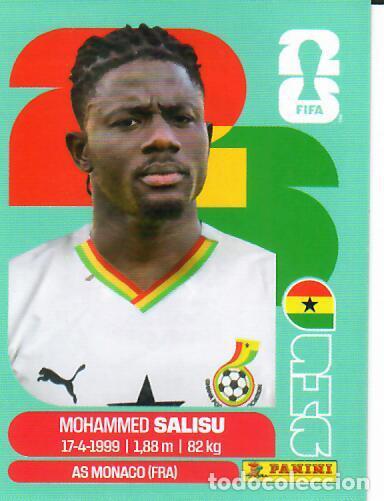 Cromos de f&uacute;tbol: CROMO PANINI MUNDIAL WORLD CUP 2026 - GHA4 GHA 4 - SALISU - GHANA