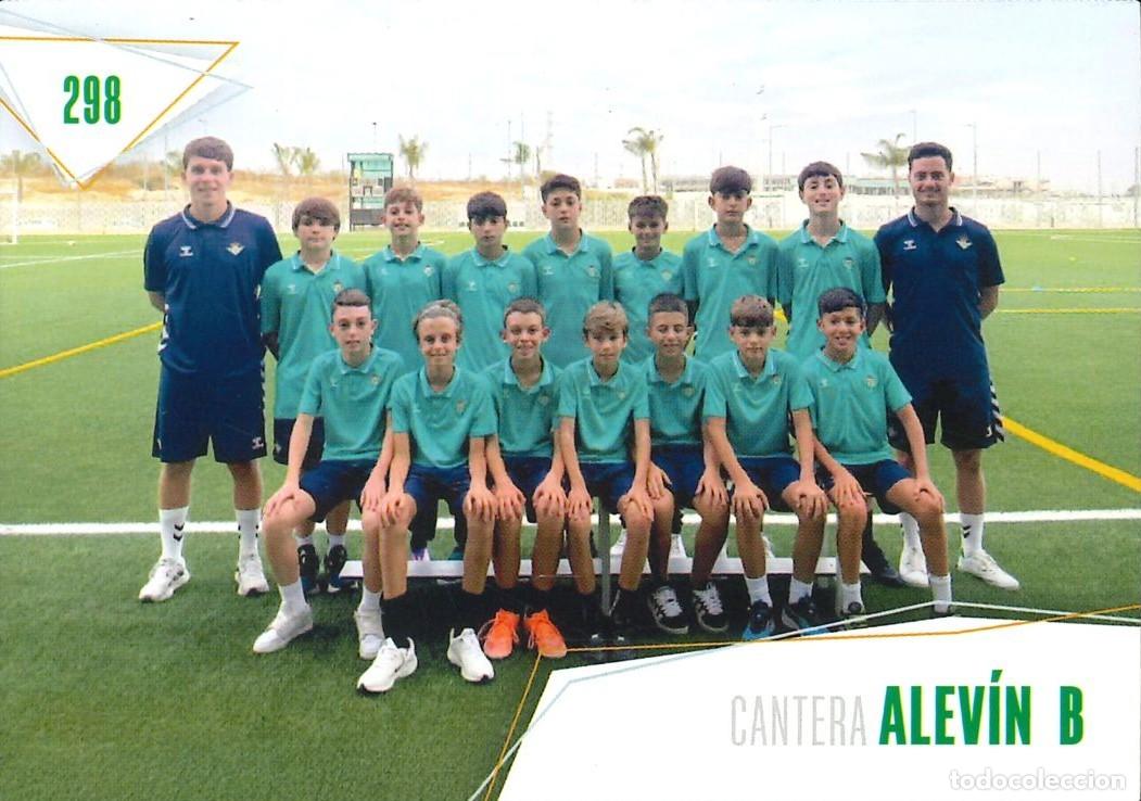 Cromos de f&uacute;tbol: FUTBOL - BETIS CARDS - 2025-2026 - 25-26 - REAL BETIS - 298 - CANTERA - ALEVIN B