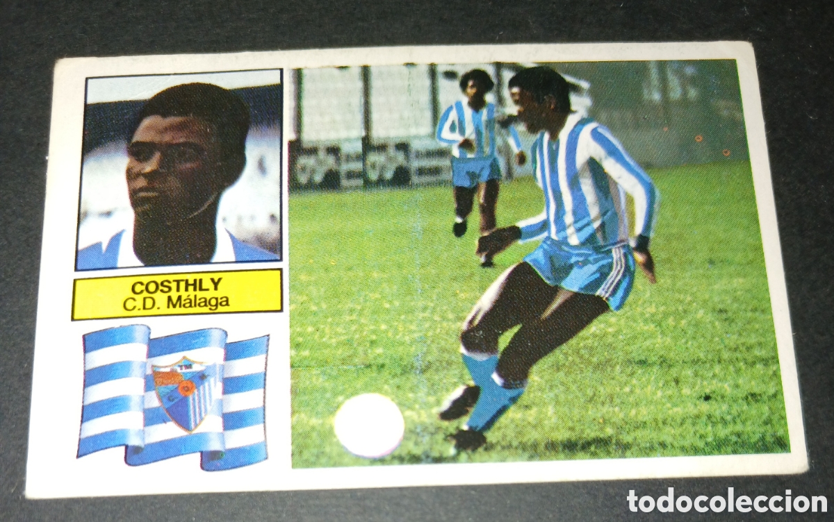 Cromos de f&uacute;tbol: CROMO COSTHLY CD M&Aacute;LAGA EDICIONES ESTE LIGA 1982 83 1982 1983 ULTIMO FICHAJE SIN PEGAR NUNCA PEGADO