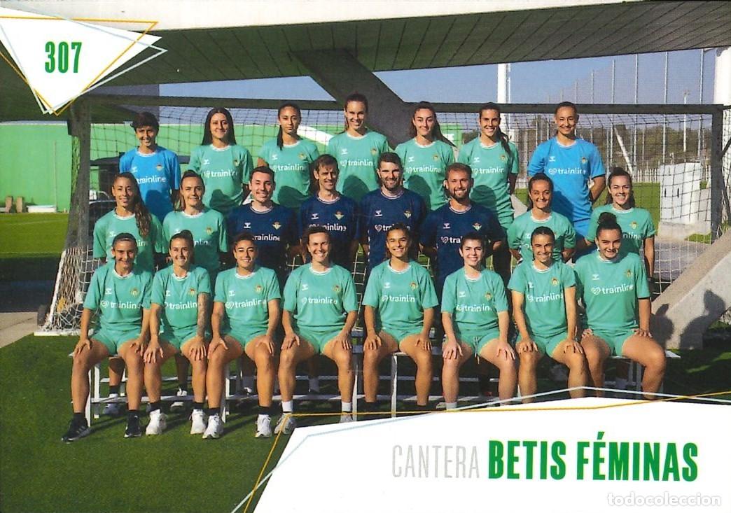 Cromos de f&uacute;tbol: FUTBOL - BETIS CARDS - 2025-2026 - 25-26 - REAL BETIS - 307 - CANTERA - BETIS FEMINAS