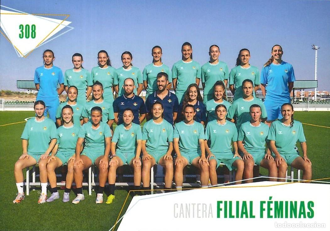 Cromos de f&uacute;tbol: FUTBOL - BETIS CARDS - 2025-2026 - 25-26 - REAL BETIS - 308 - CANTERA - FILIAL FEMINAS
