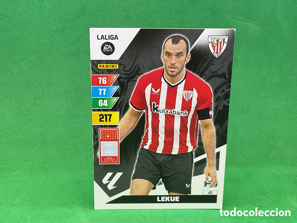 Cromos de f&uacute;tbol: N&ordm; 41 . LEKUE .ATHLECTIC CLUB BILBAO. LA LIGA 2023/2024. ADRENALYN XL TRADING CARD GAME. PANINI.
