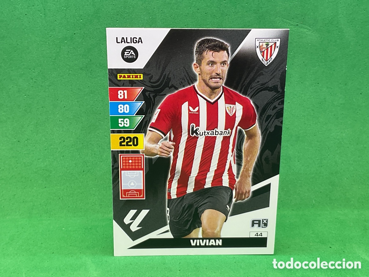 Cromos de f&uacute;tbol: N&ordm; 44 . VIVIAN .ATHLECTIC CLUB BILBAO. LA LIGA 2023/2024. ADRENALYN XL TRADING CARD GAME. PANINI.