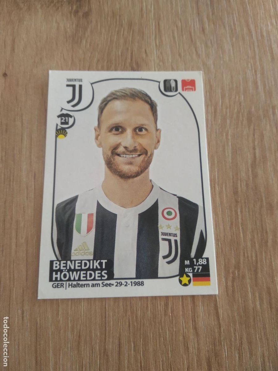 Cromos de f&uacute;tbol: 293 HOWEDES JUVENTUS TURIN CROMO FUTBOL PANINI LIGA ITALIA 17-18 CALCIATORI 2017-2018