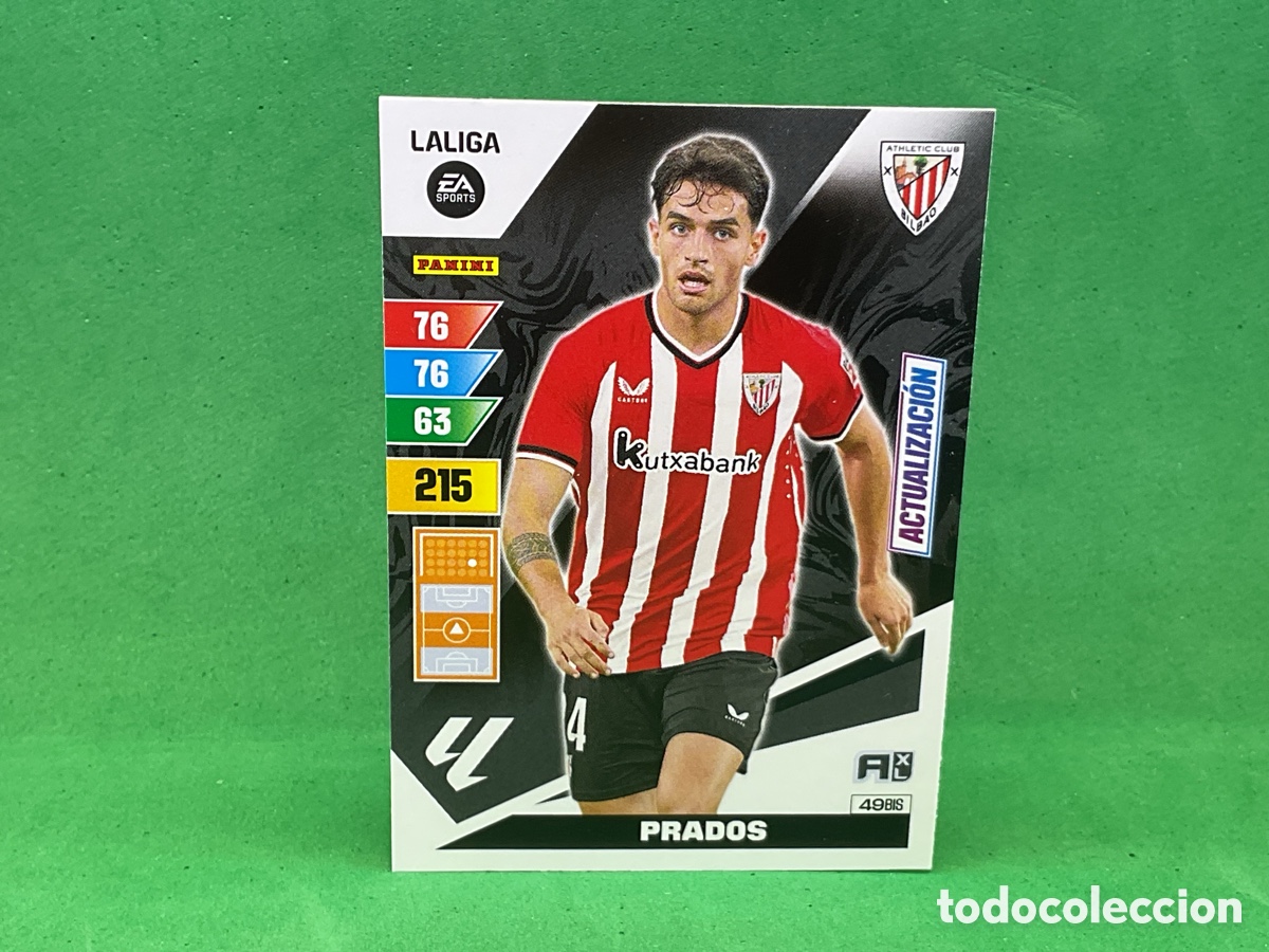 Cromos de f&uacute;tbol: N&ordm; 49 BIS . PRADOS .ATHLETIC CLUB BILBAO. LA LIGA 2023/2024. ADRENALYN XL TRADING CARD GAME. PANINI.