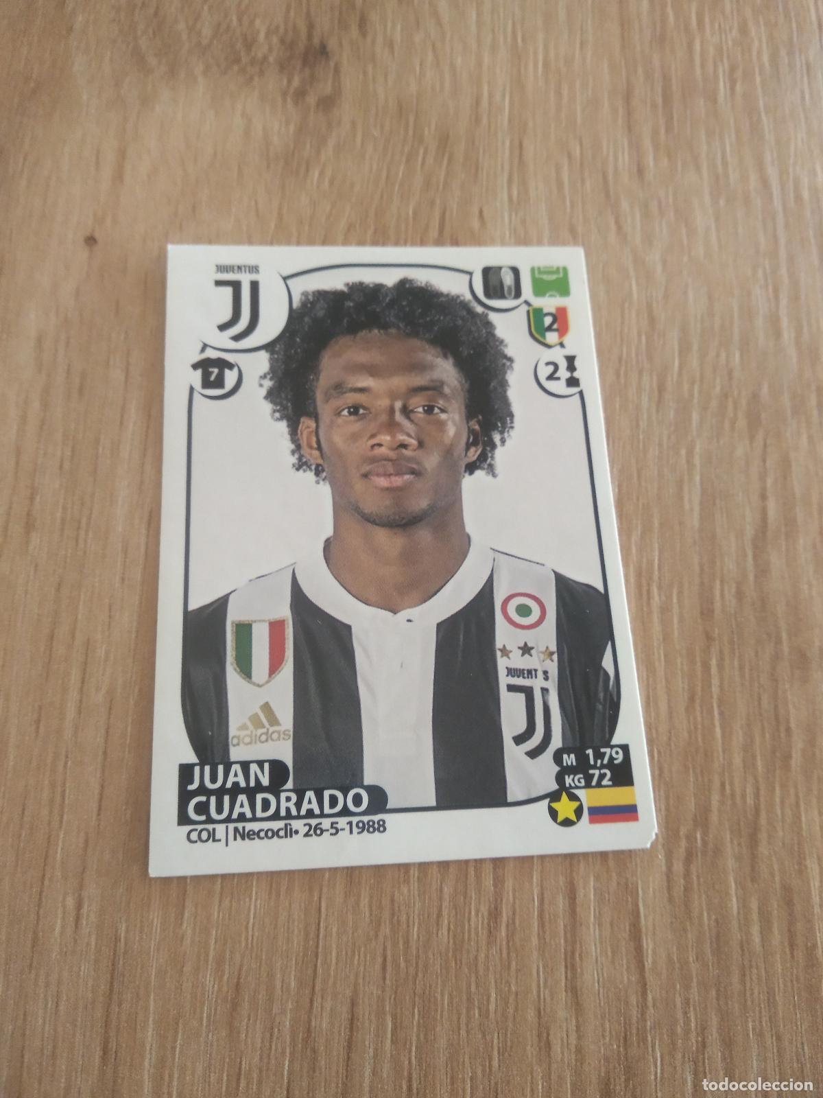 Cromos de f&uacute;tbol: 303 CUADRADO JUVENTUS TURIN CROMO FUTBOL PANINI LIGA ITALIA 17-18 CALCIATORI 2017-2018