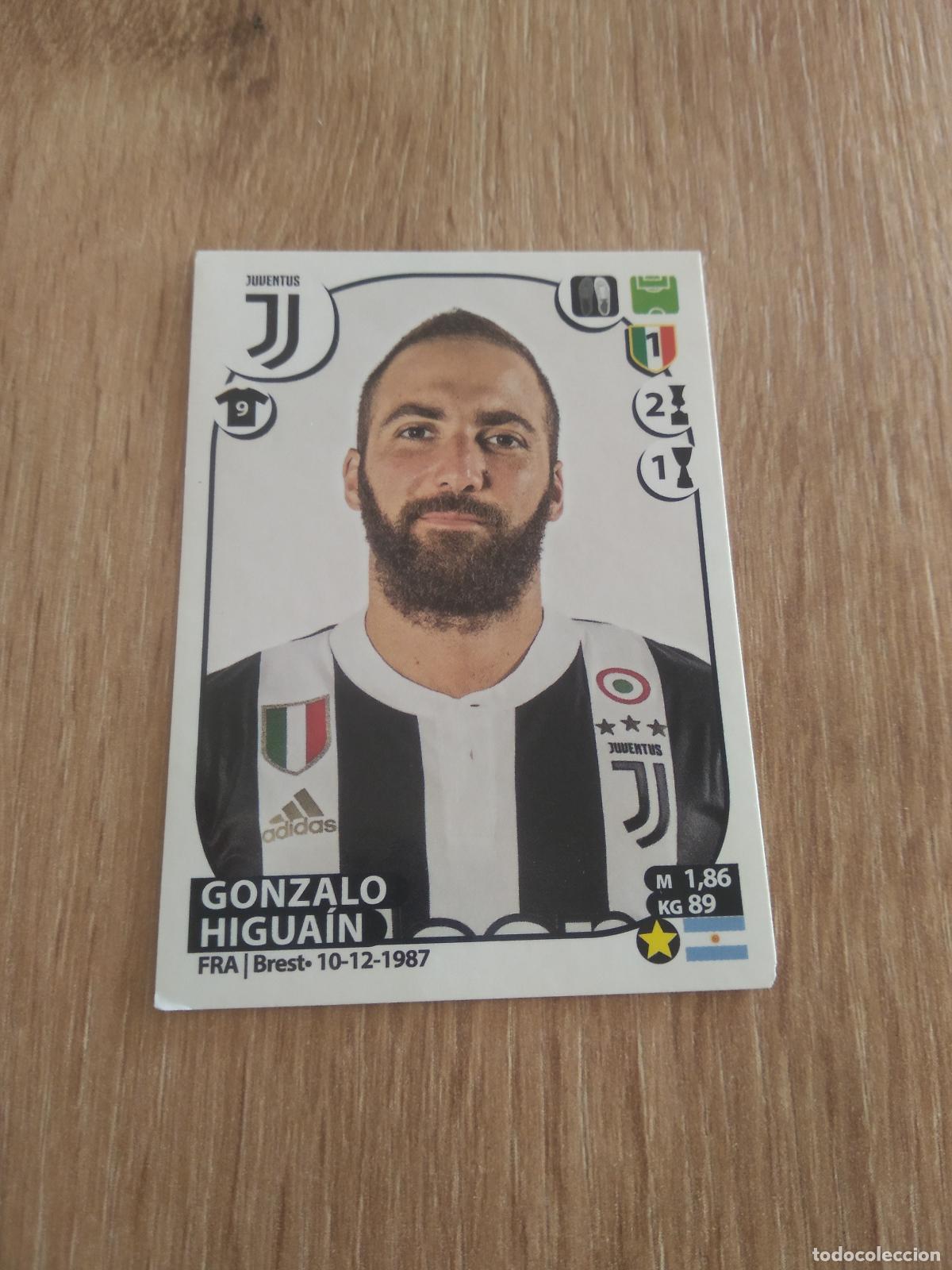 Cromos de Futebol: 308 HIGUAIN JUVENTUS TURIN CROMO FUTBOL PANINI LIGA ITALIA 17-18 CALCIATORI 2017-2018