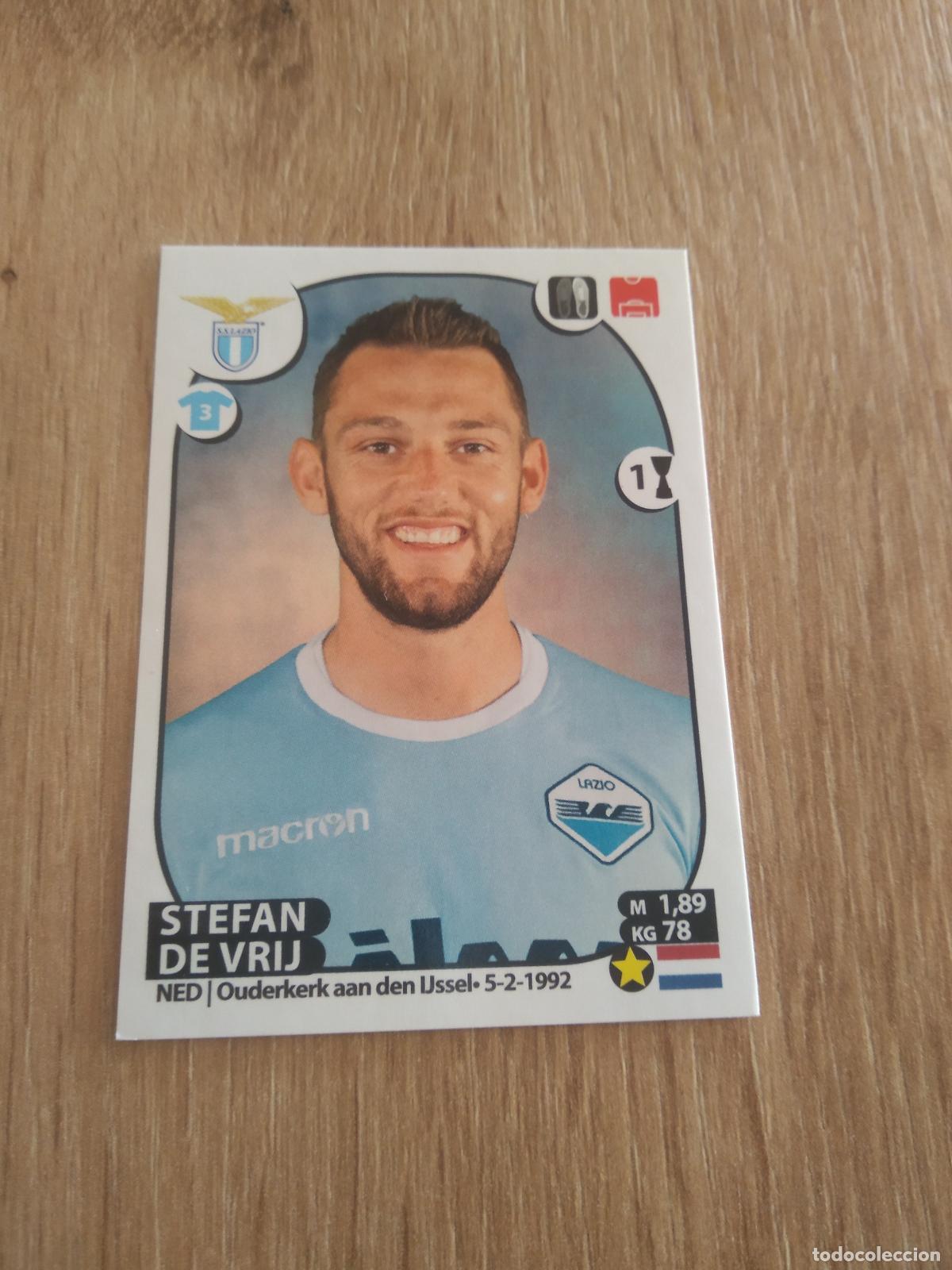 Cromos de Futebol: 316 STEFAN DE VRIJ LAZIO CROMO FUTBOL PANINI LIGA ITALIA 17-18 CALCIATORI 2017-2018