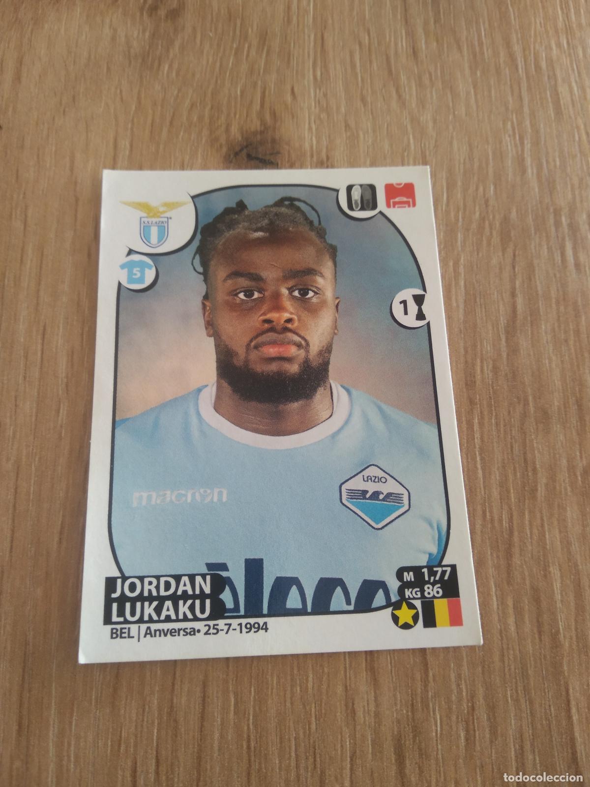 Cromos de f&uacute;tbol: 322 JORDAN LUKAKU LAZIO CROMO FUTBOL PANINI LIGA ITALIA 17-18 CALCIATORI 2017-2018