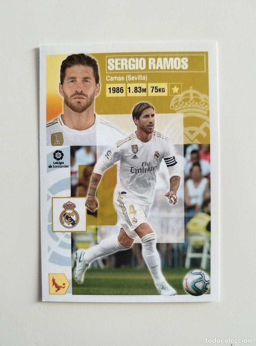 Cromos de f&uacute;tbol: Sergio Ramos 7 SIN PEGAR NUNCA PEGADO Real Madrid CF Liga Ediciones Este 20 21 / 2020 2021