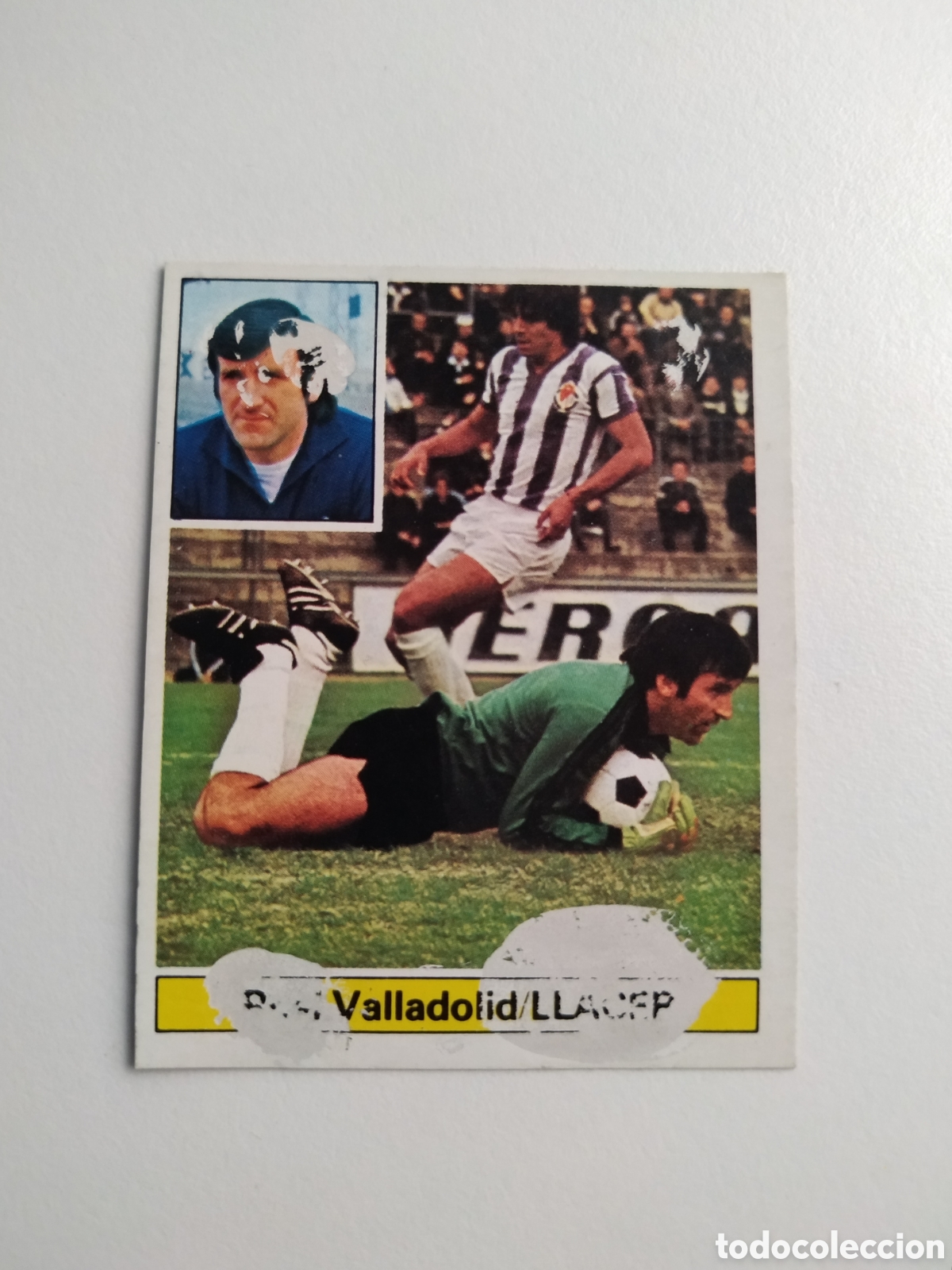 Cromos de f&uacute;tbol: Ll&aacute;cer baja del Valladolid ediciones este 81 82 1981 1982 despegado recuperado