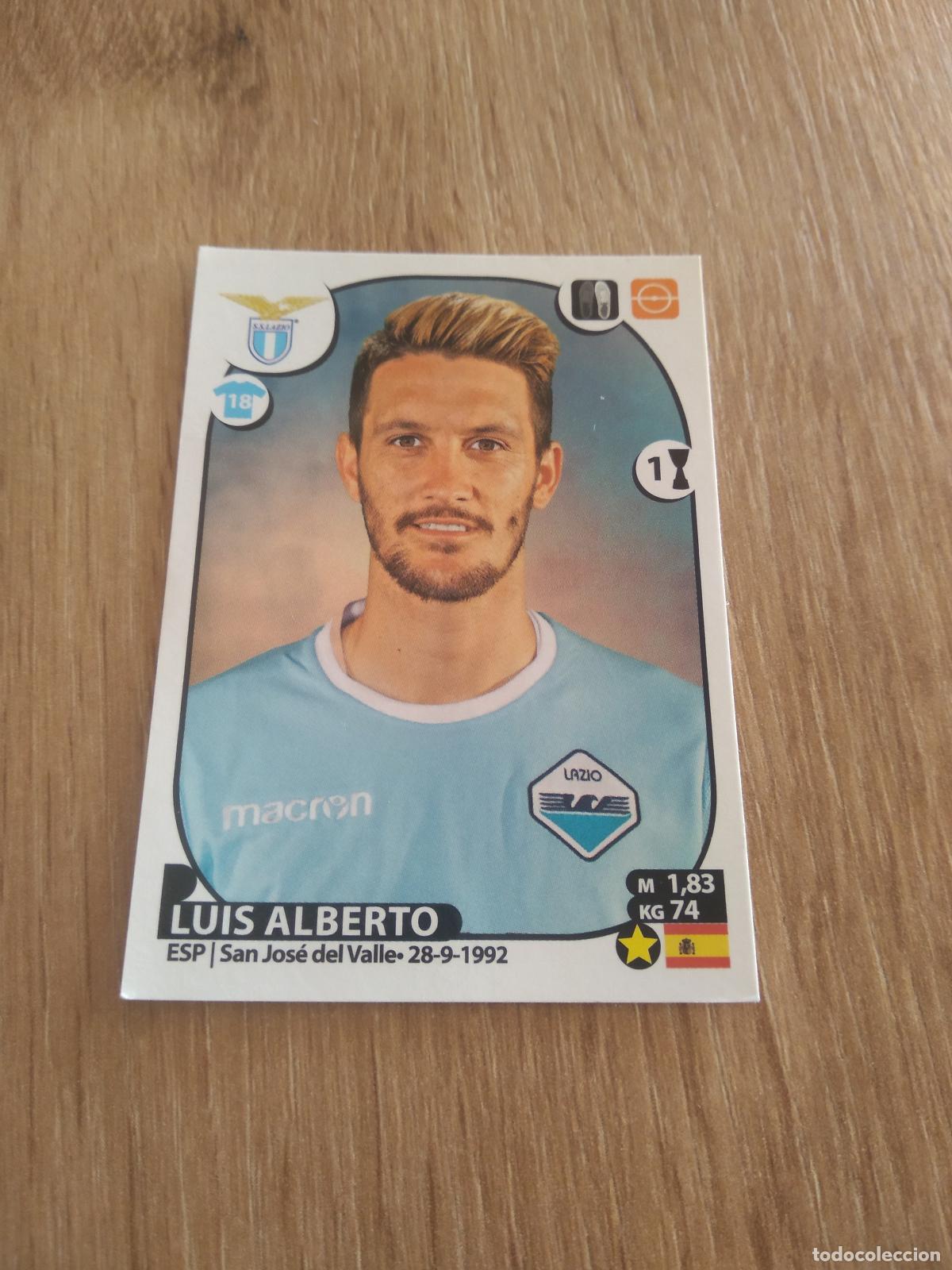 Cromos de f&uacute;tbol: 331 LUIS ALBERTO LAZIO CROMO FUTBOL PANINI LIGA ITALIA 17-18 CALCIATORI 2017-2018