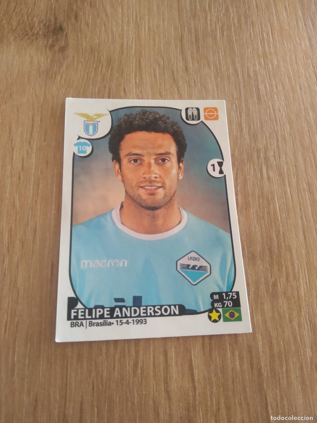 Cromos de f&uacute;tbol: 333 FELIPE ANDERSON LAZIO CROMO FUTBOL PANINI LIGA ITALIA 17-18 CALCIATORI 2017-2018