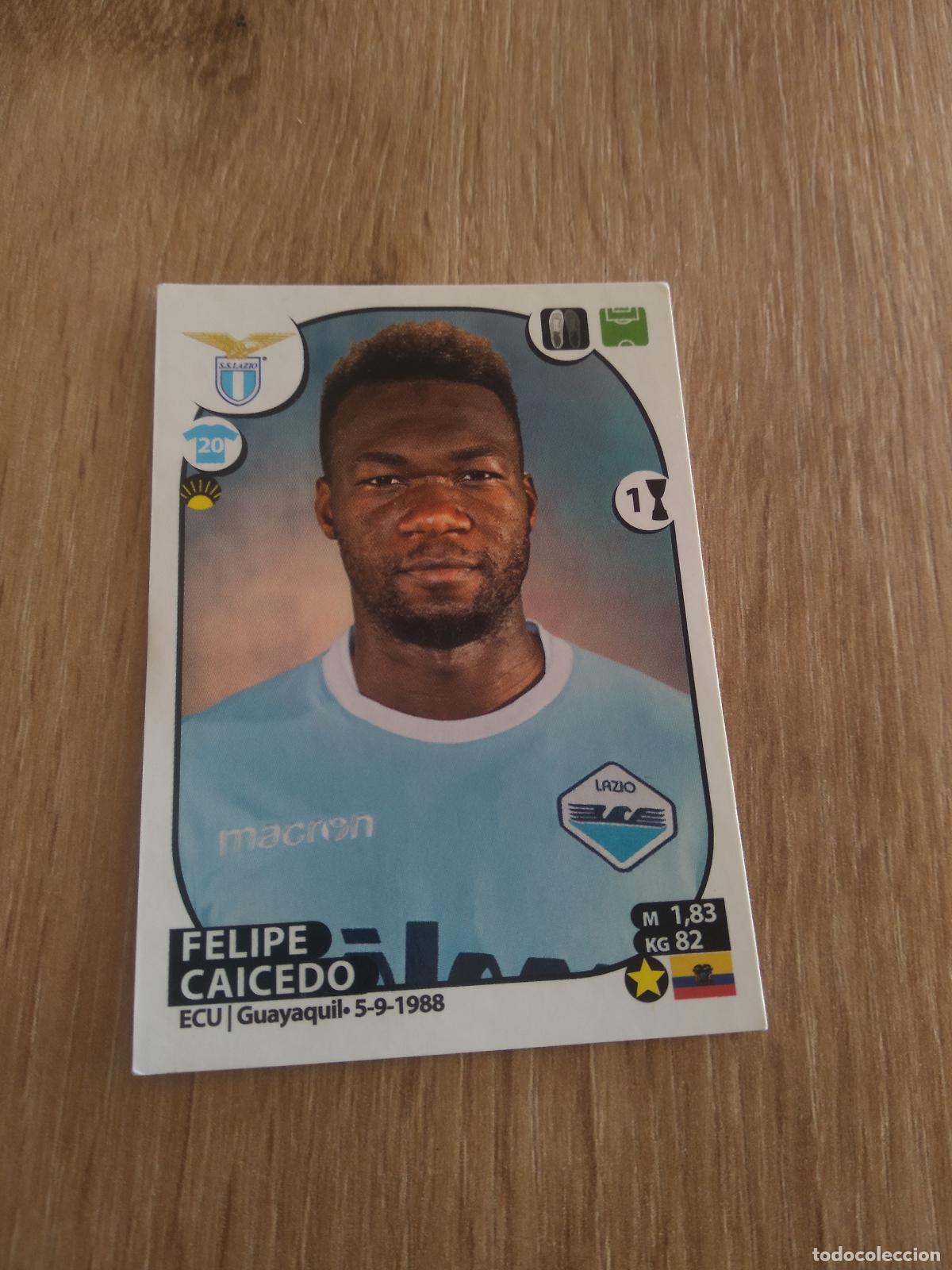 Cromos de f&uacute;tbol: 335 FELIPE CAICEDO LAZIO CROMO FUTBOL PANINI LIGA ITALIA 17-18 CALCIATORI 2017-2018