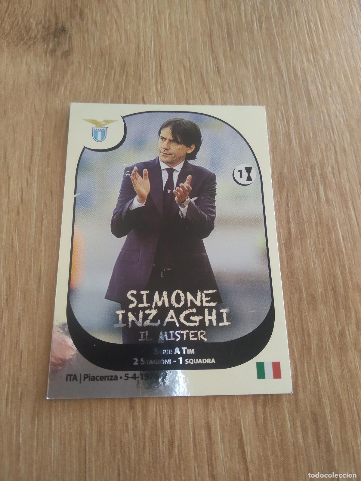 Cromos de f&uacute;tbol: 338 SIMONE INZAGHI LAZIO CROMO FUTBOL PANINI LIGA ITALIA 17-18 CALCIATORI 2017-2018