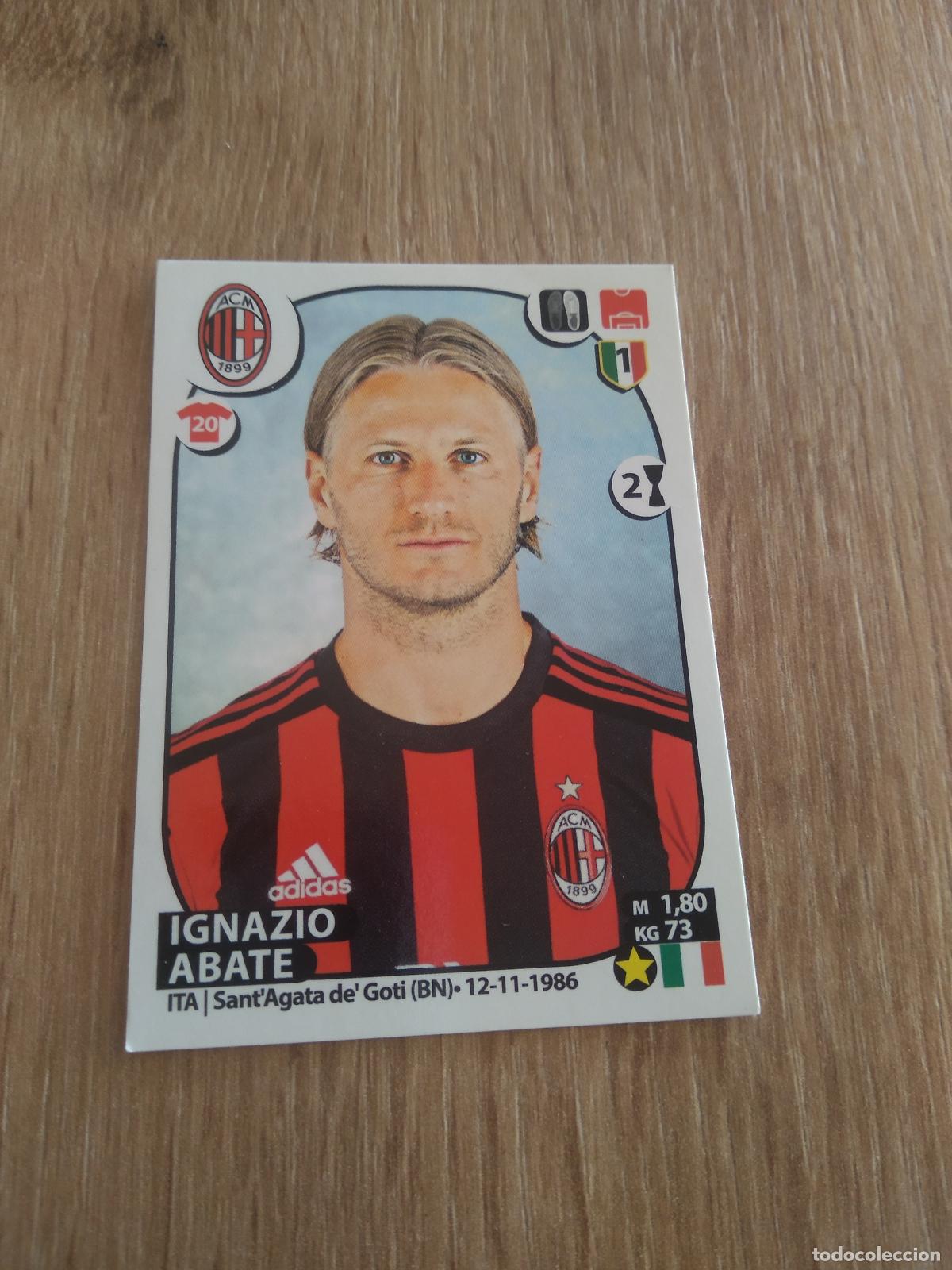 Cromos de f&uacute;tbol: 348 ABATE AC MILAN CROMO FUTBOL PANINI LIGA ITALIA 17-18 CALCIATORI 2017-2018
