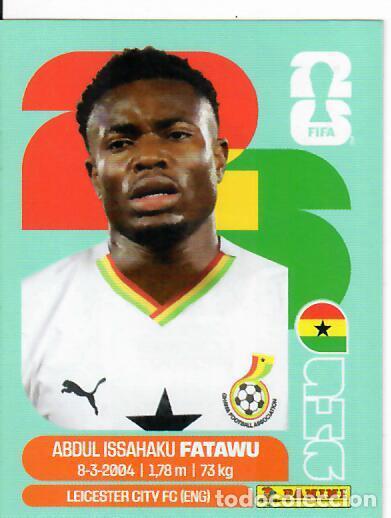 Cromos de f&uacute;tbol: CROMO PANINI MUNDIAL WORLD CUP 2026 - GHA9 GHA 9 - FATAWU - GHANA