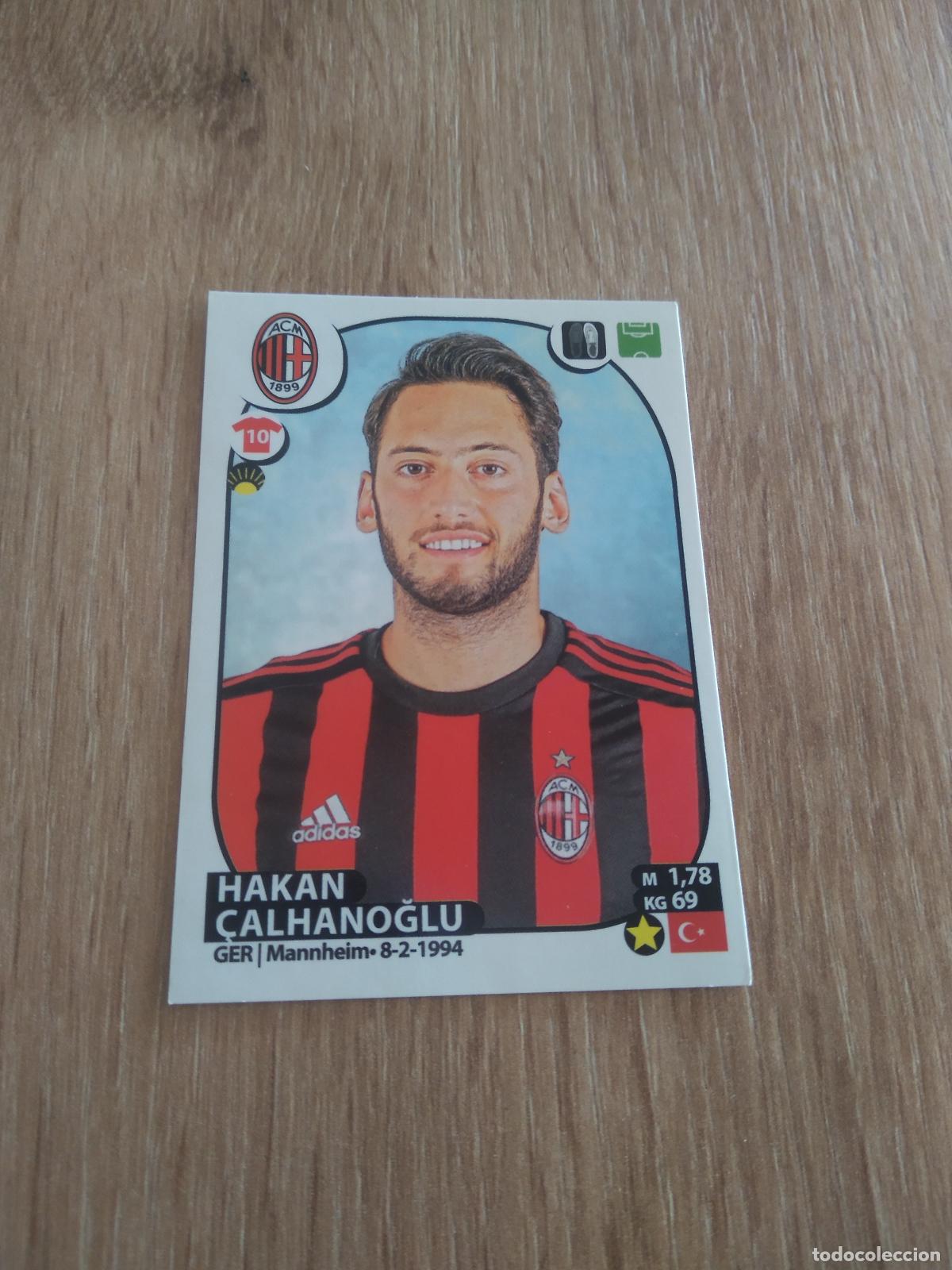 Cromos de f&uacute;tbol: 359 CALHANOGLU AC MILAN CROMO FUTBOL PANINI LIGA ITALIA 17-18 CALCIATORI 2017-2018