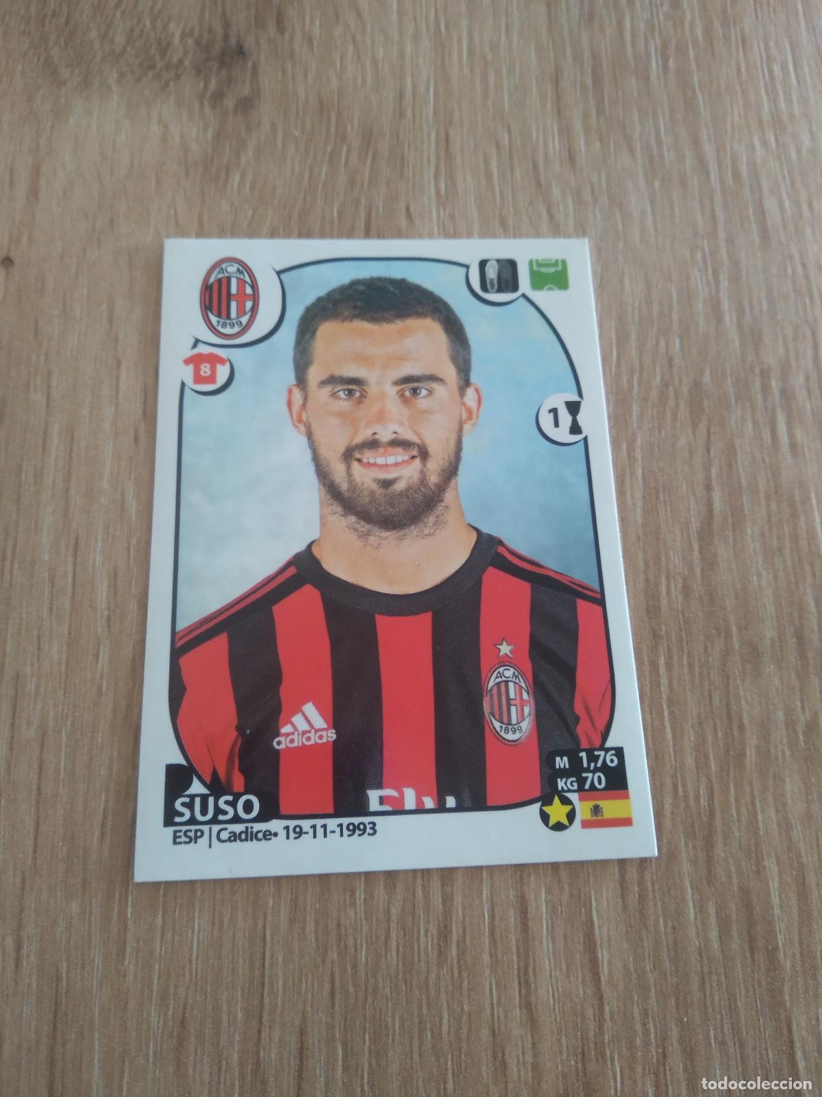 Cromos de f&uacute;tbol: 361 SUSO AC MILAN CROMO FUTBOL PANINI LIGA ITALIA 17-18 CALCIATORI 2017-2018