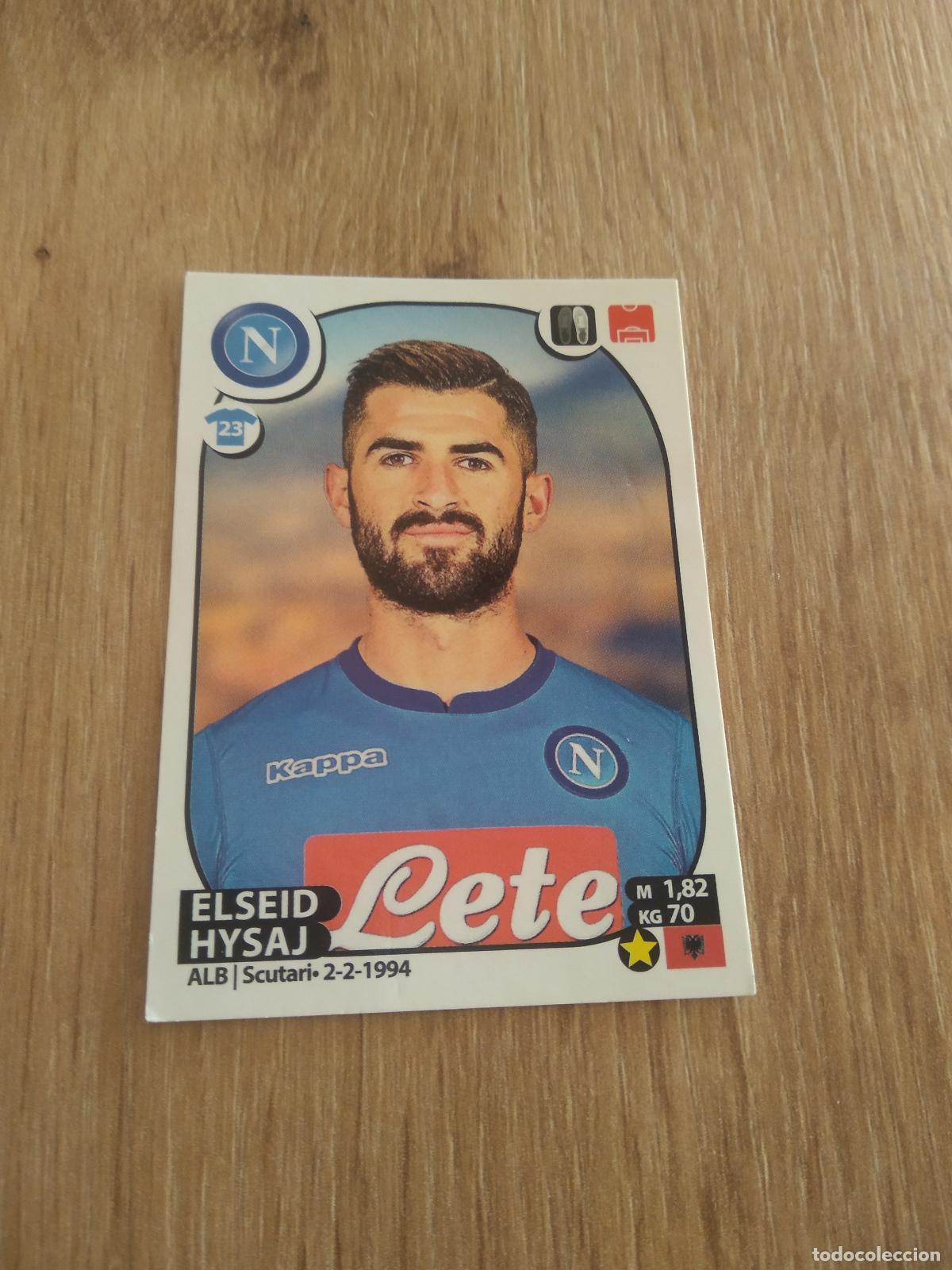 Cromos de f&uacute;tbol: 376 ELSEID HYSAJ NAPOLES NAPOLI CROMO FUTBOL PANINI LIGA ITALIA 17-18 CALCIATORI 2017-2018