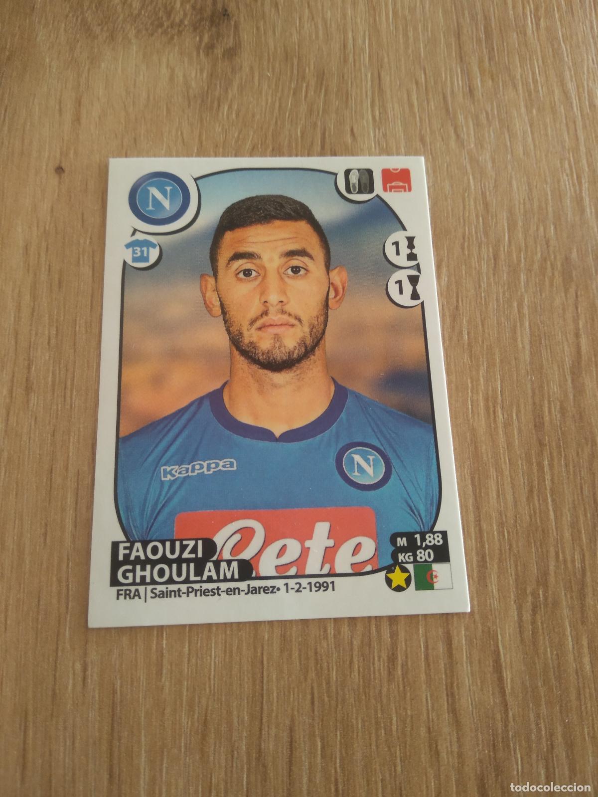 Cromos de f&uacute;tbol: 377 FAOUZI GHOULAM NAPOLES NAPOLI CROMO FUTBOL PANINI LIGA ITALIA 17-18 CALCIATORI 2017-2018