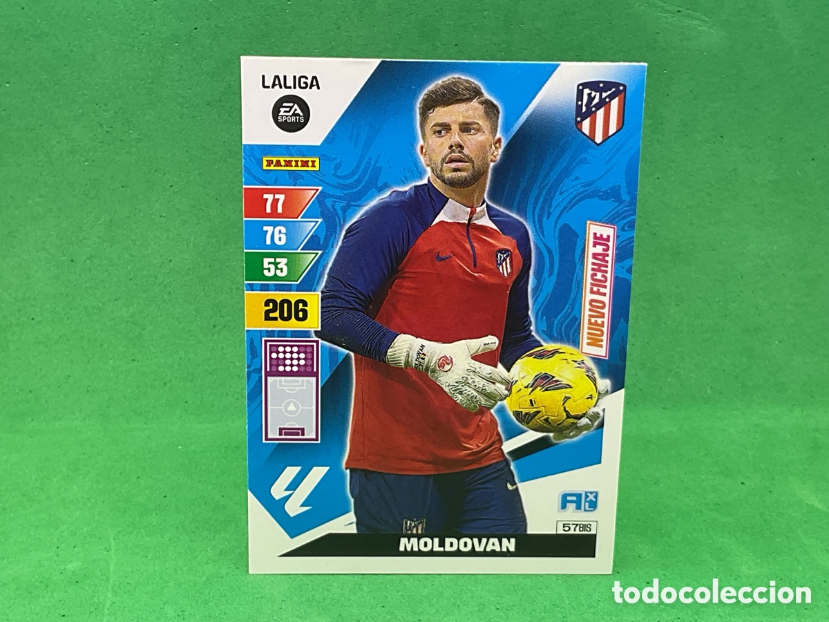 Cromos de f&uacute;tbol: N&ordm; 57 BIS .MOLDOVAN .ATHLETICO DE MADRID. LA LIGA 2023/2024. ADRENALYN XL TRADING CARD GAME. PANINI.