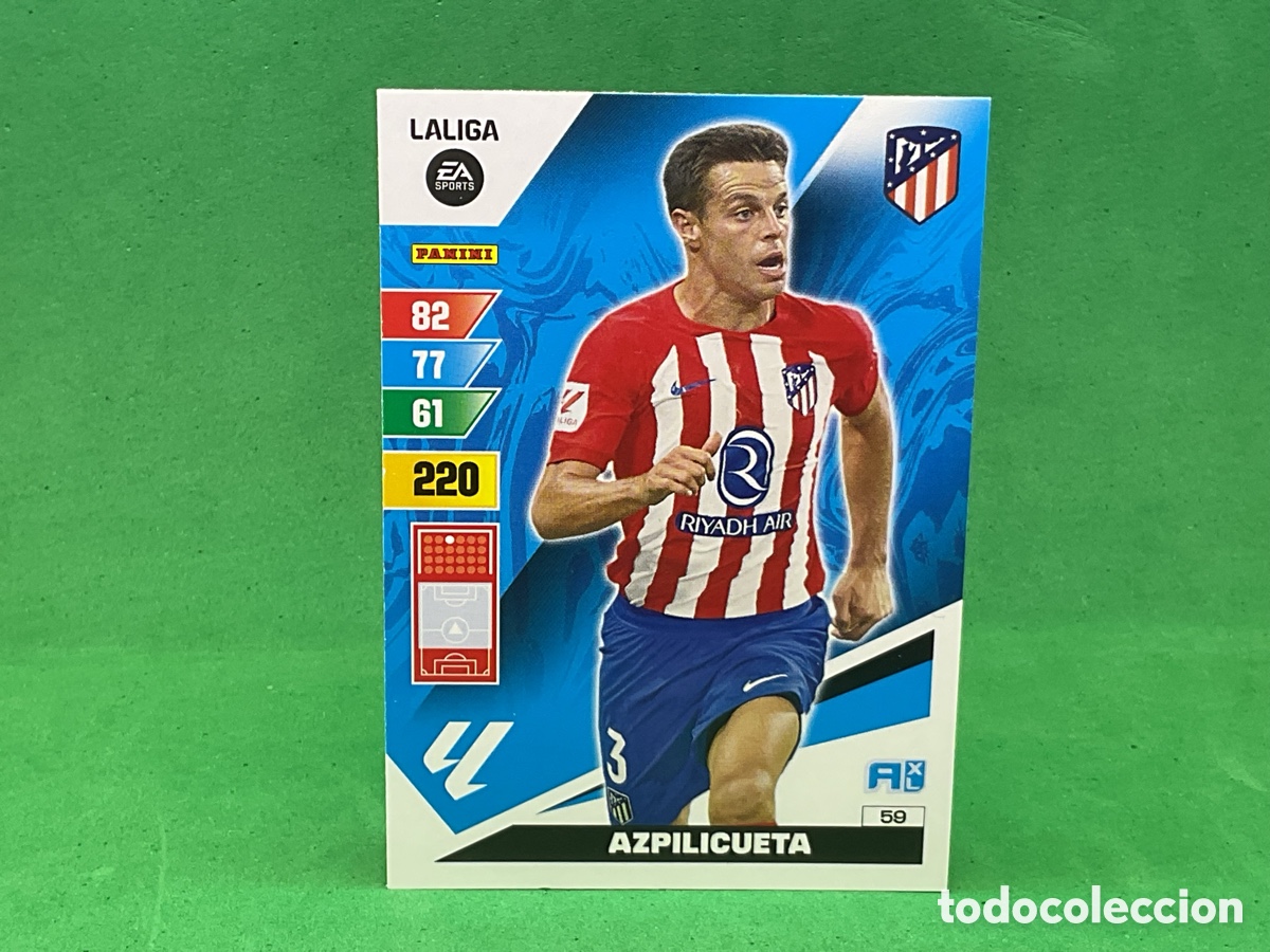 Cromos de f&uacute;tbol: N&ordm; 59 . AZPILICUETA .ATHLETICO DE MADRID. LA LIGA 2023/2024. ADRENALYN XL TRADING CARD GAME. PANINI.