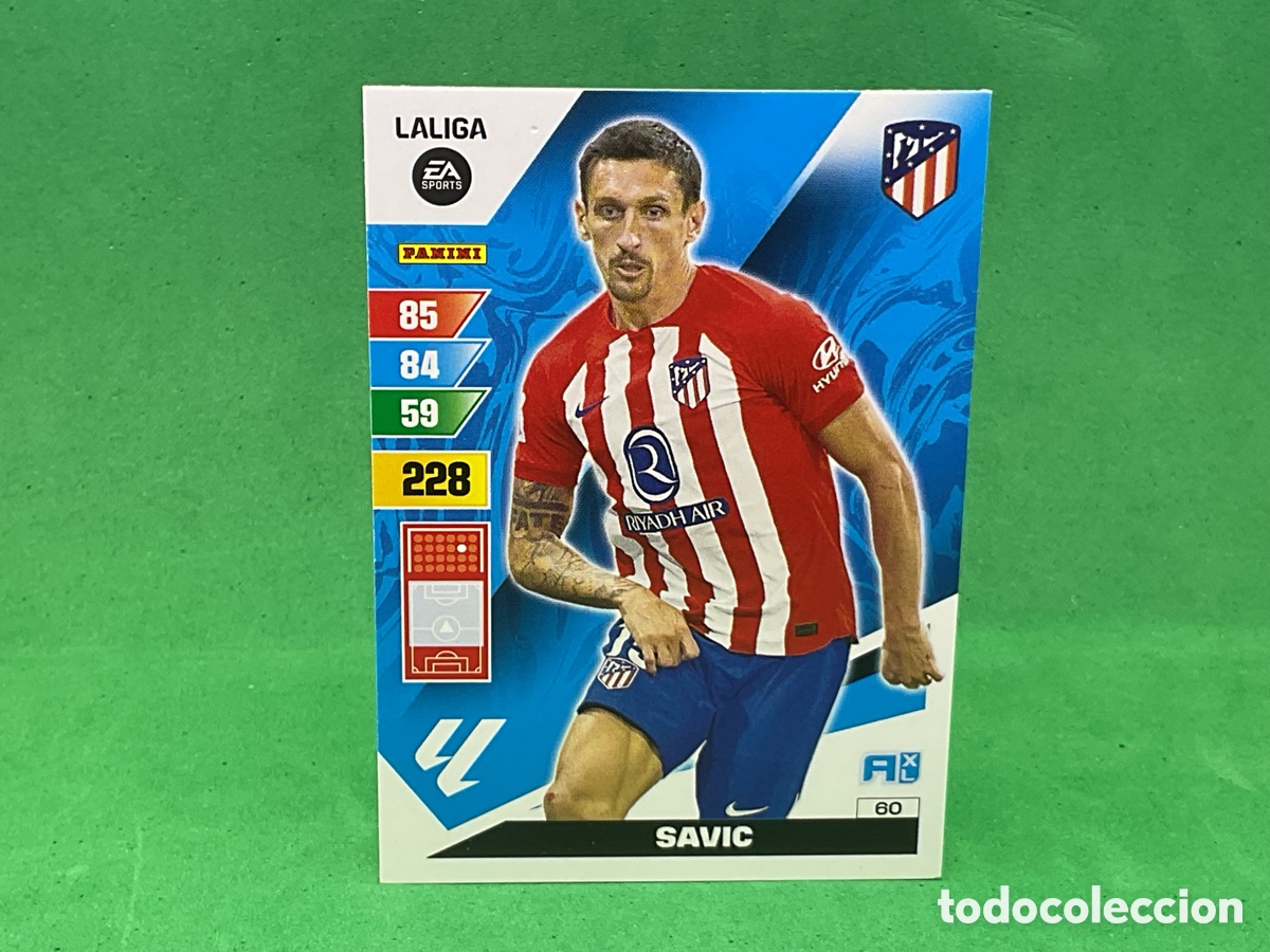 Cromos de f&uacute;tbol: N&ordm; 60 . SAVIC .ATHLETICO DE MADRID. LA LIGA 2023/2024. ADRENALYN XL TRADING CARD GAME. PANINI.