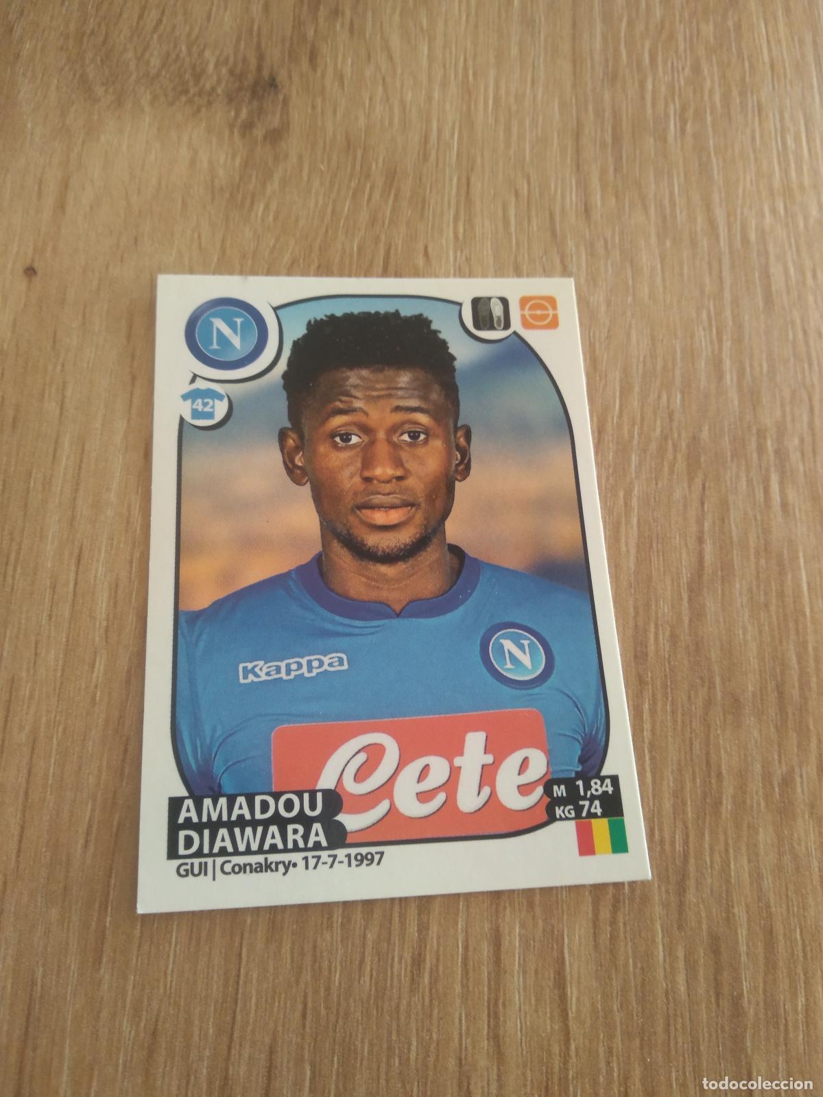 Cromos de f&uacute;tbol: 383 AMADOU DIAWARA NAPOLES NAPOLI CROMO FUTBOL PANINI LIGA ITALIA 17-18 CALCIATORI 2017-2018