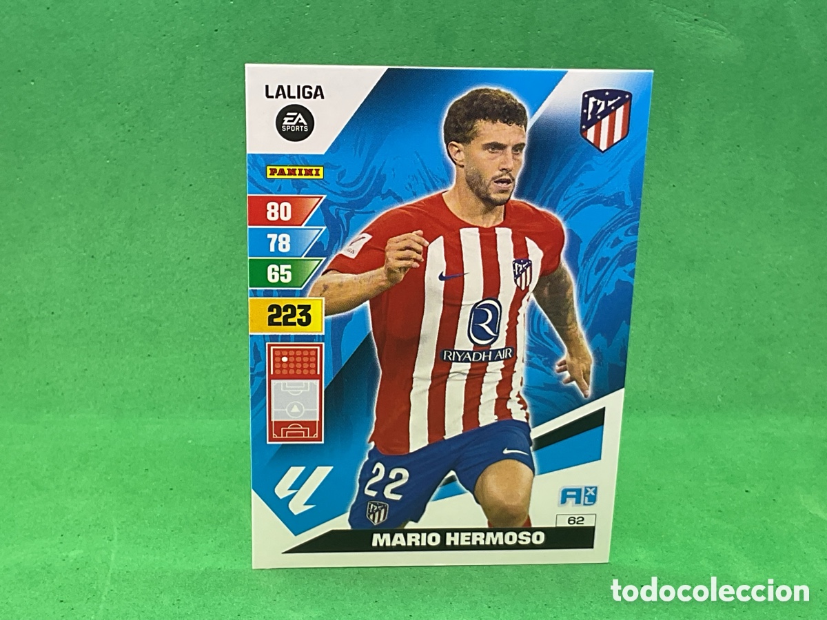 Cromos de f&uacute;tbol: N&ordm; 62 . M. HERMOSO .ATHLETICO DE MADRID. LA LIGA 2023/2024. ADRENALYN XL TRADING CARD GAME. PANINI.
