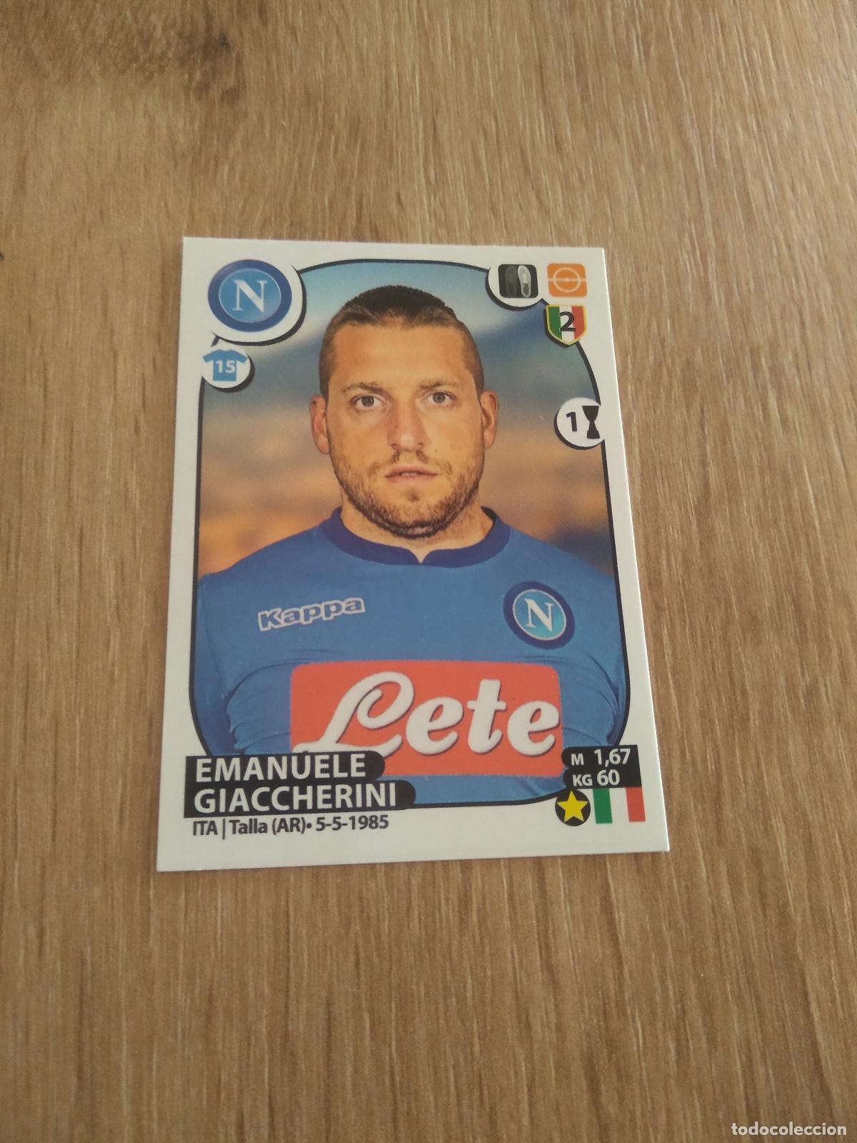 Cromos de f&uacute;tbol: 387 GIACCHERINI NAPOLES NAPOLI CROMO FUTBOL PANINI LIGA ITALIA 17-18 CALCIATORI 2017-2018