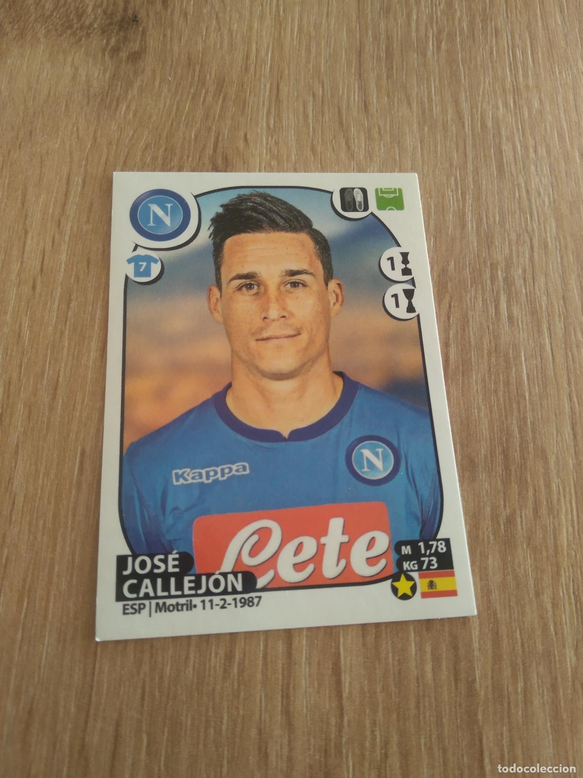 Cromos de f&uacute;tbol: 390 JOSE CALLEJON NAPOLES NAPOLI CROMO FUTBOL PANINI LIGA ITALIA 17-18 CALCIATORI 2017-2018