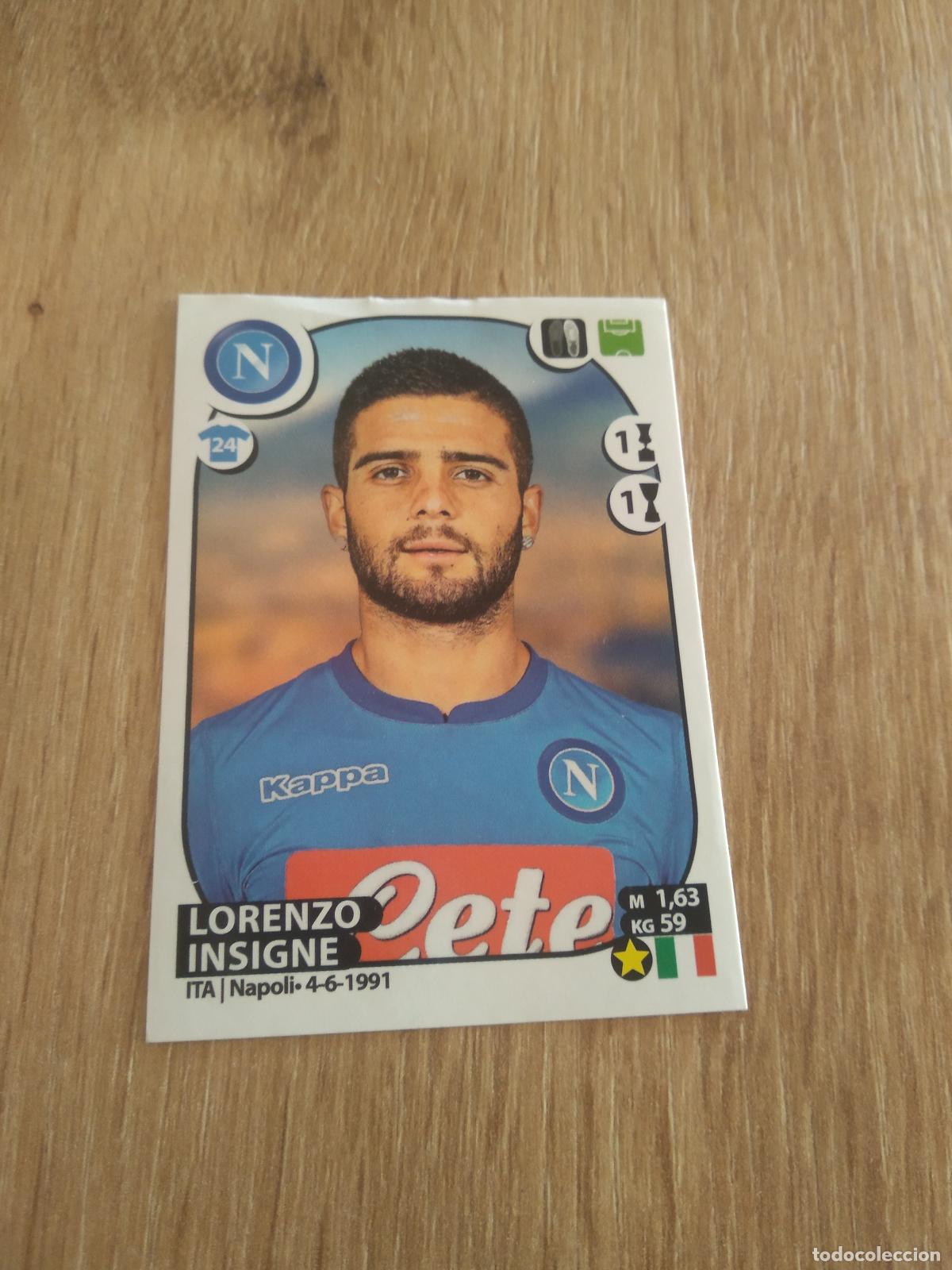 Cromos de f&uacute;tbol: 392 LORENZO INSIGNE NAPOLES NAPOLI CROMO FUTBOL PANINI LIGA ITALIA 17-18 CALCIATORI 2017-2018