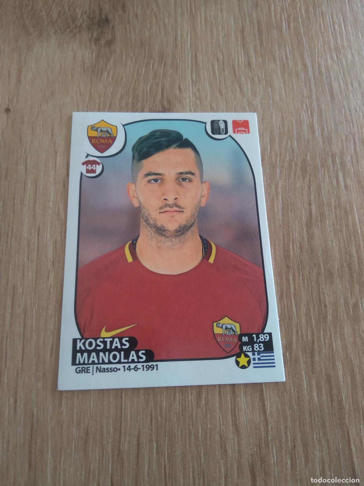 Cromos de f&uacute;tbol: 399 KOSTAS MANOLAS ROMA CROMO FUTBOL PANINI LIGA ITALIA 17-18 CALCIATORI 2017-2018