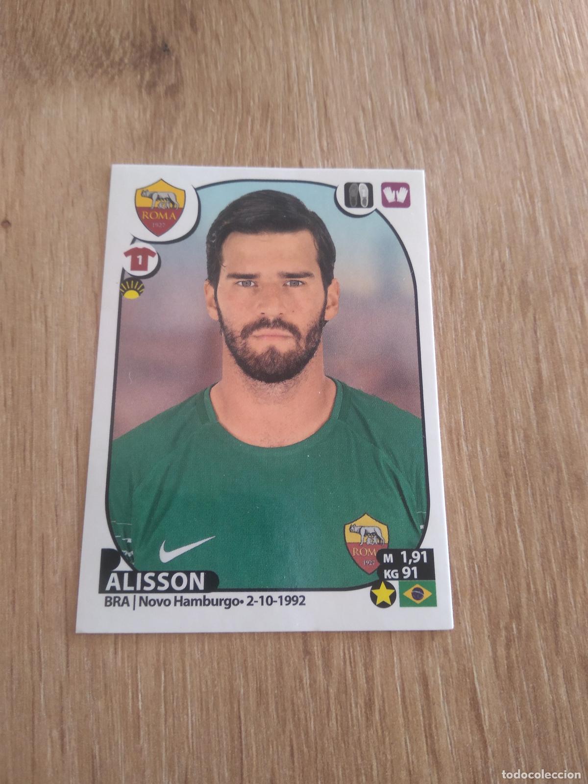 Cromos de f&uacute;tbol: 402 ALISSON ROMA CROMO FUTBOL PANINI LIGA ITALIA 17-18 CALCIATORI 2017-2018
