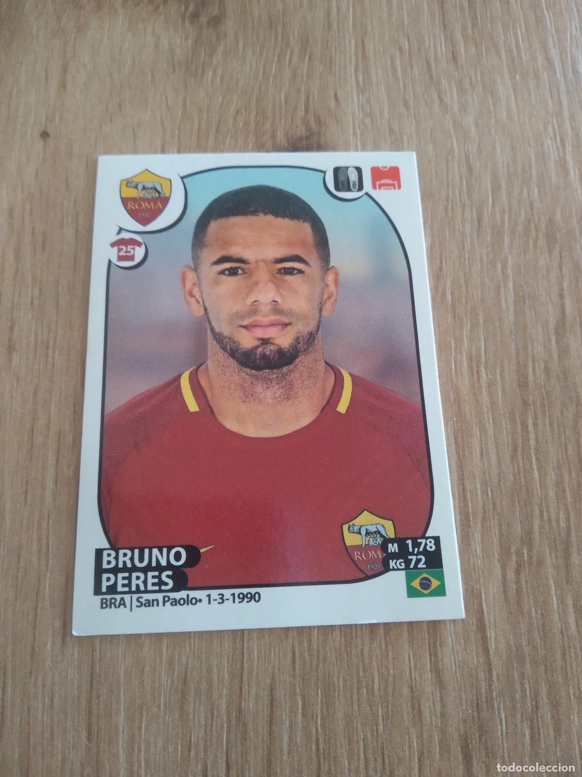 Cromos de f&uacute;tbol: 404 BRUNO PERES ROMA CROMO FUTBOL PANINI LIGA ITALIA 17-18 CALCIATORI 2017-2018