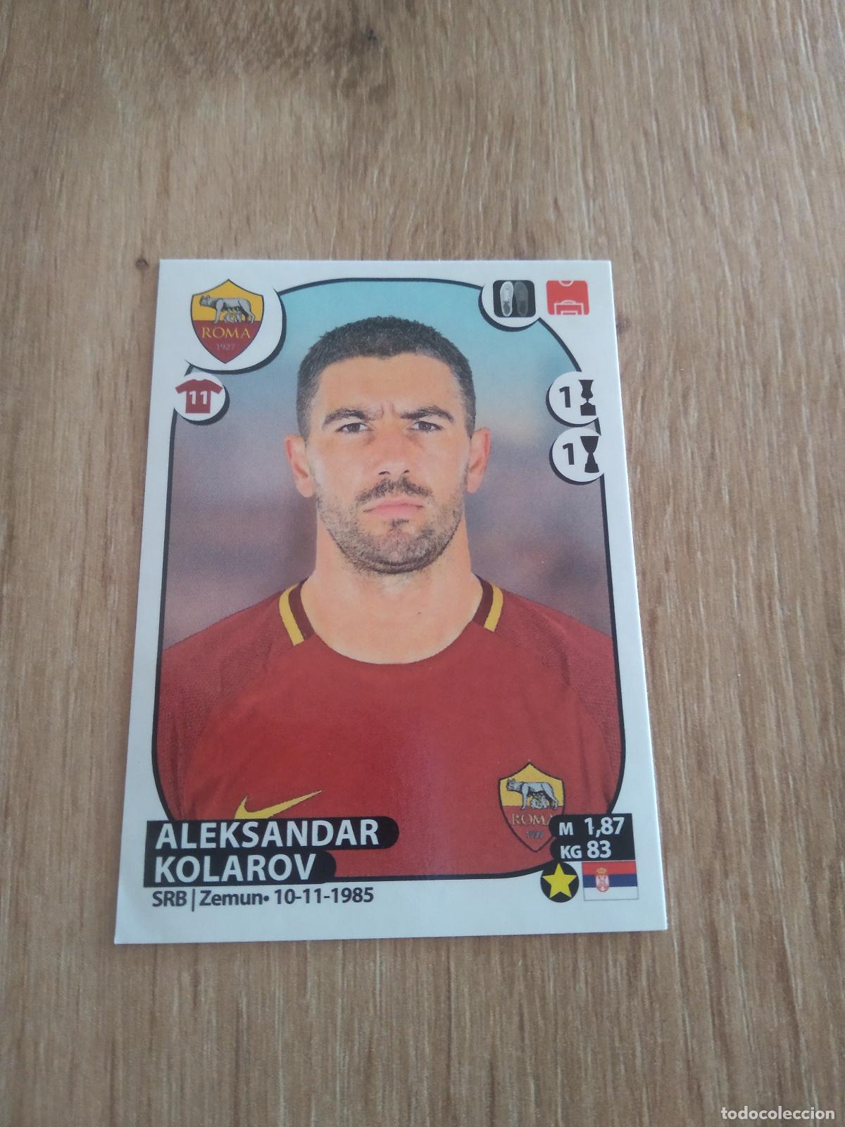 Cromos de f&uacute;tbol: 405 KOLAROV ROMA CROMO FUTBOL PANINI LIGA ITALIA 17-18 CALCIATORI 2017-2018