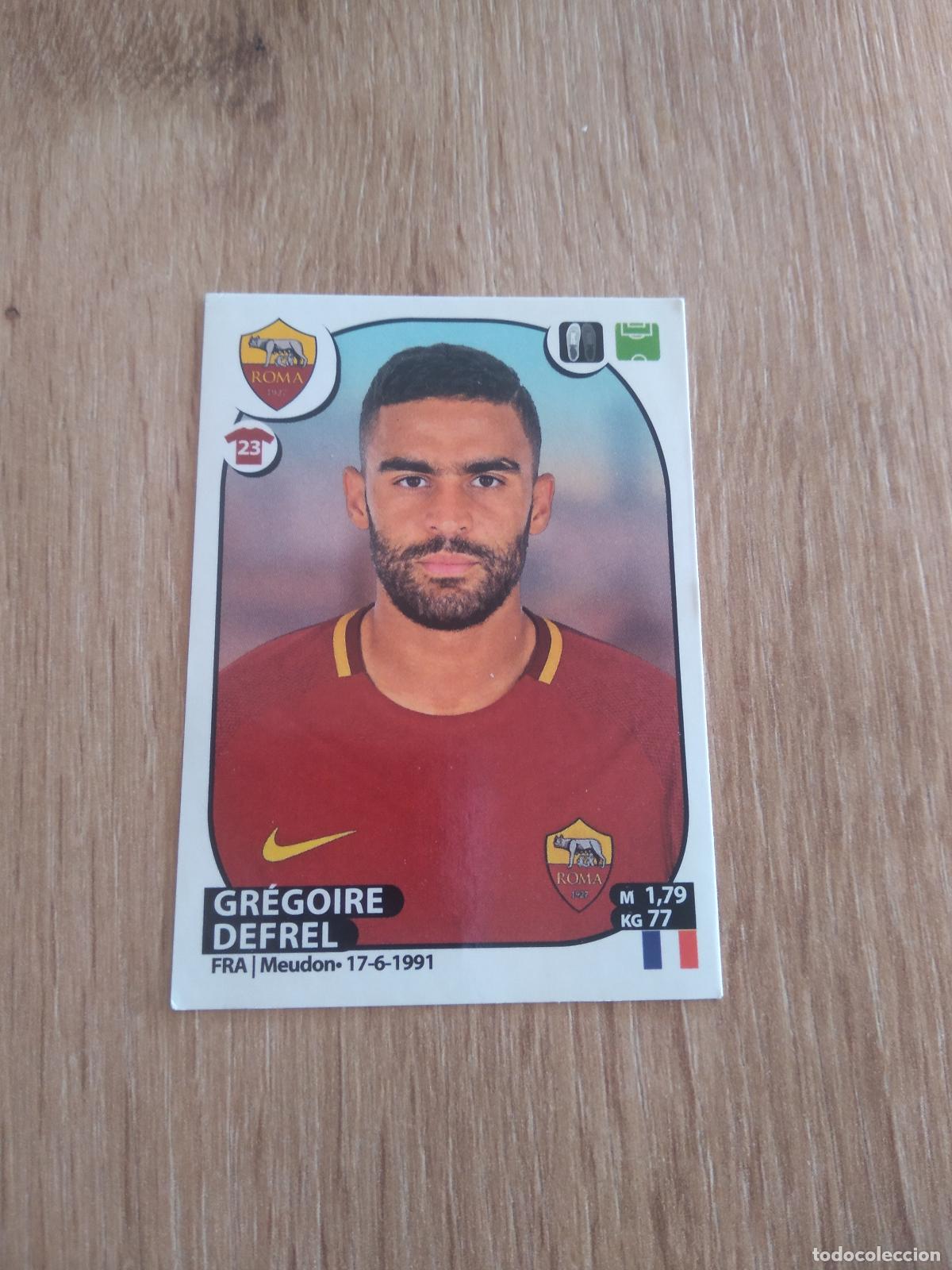 Cromos de f&uacute;tbol: 418 GREGOIRE DEFREL ROMA CROMO FUTBOL PANINI LIGA ITALIA 17-18 CALCIATORI 2017-2018