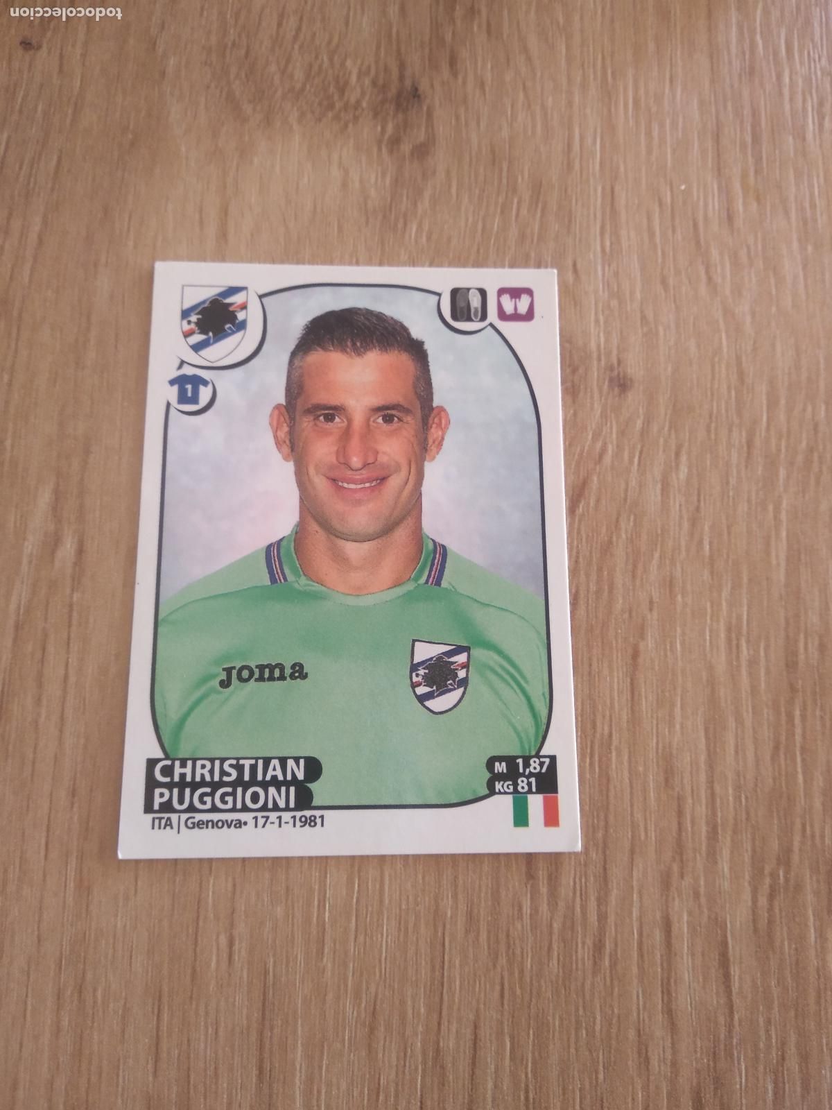 Fu&szlig;ball-Sticker: 431 CHRISTIAN PUGGIONI SAMPDORIA CROMO FUTBOL PANINI LIGA ITALIA 17-18 CALCIATORI 2017-2018