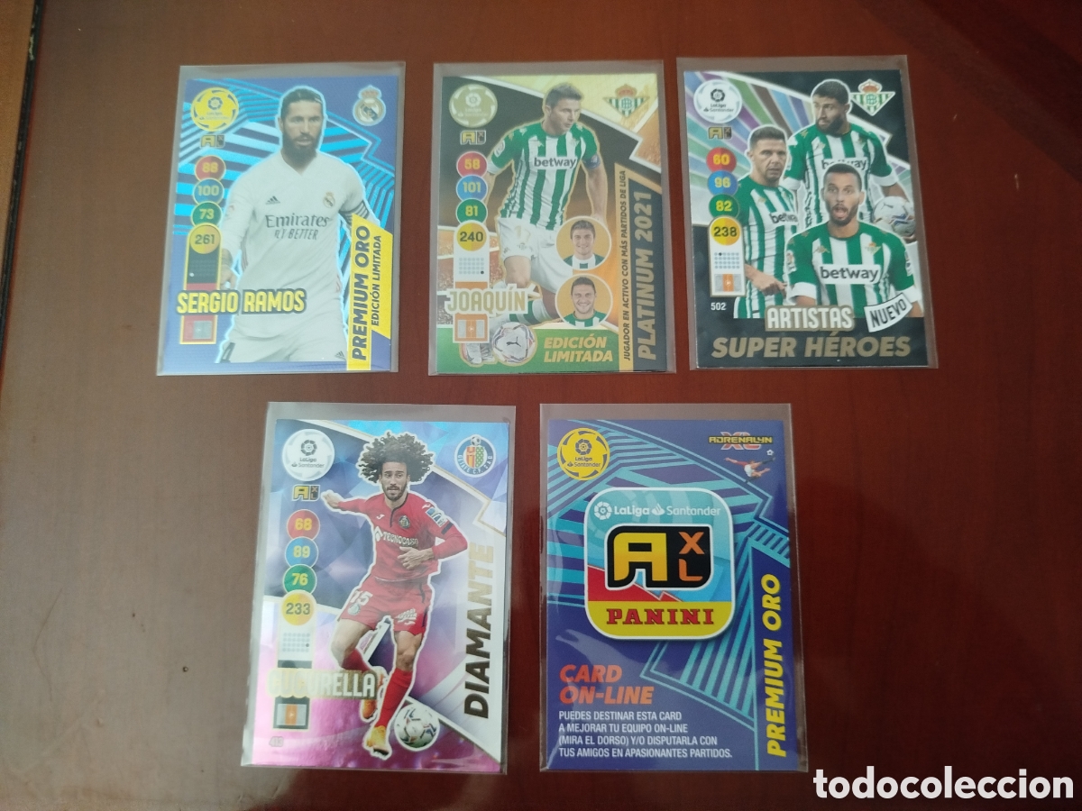 Cromos de Futebol: LOTE DE 5 CROMOS ESPECIALES
