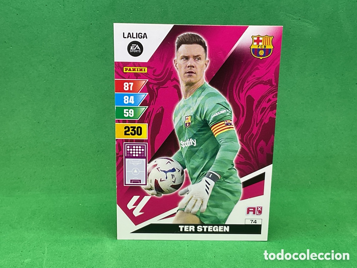 Cromos de Futebol: N&ordm; 74 . TER STEGEN .F.C.BARCELONA. LA LIGA 2023/2024. ADRENALYN XL TRADING CARD GAME. PANINI
