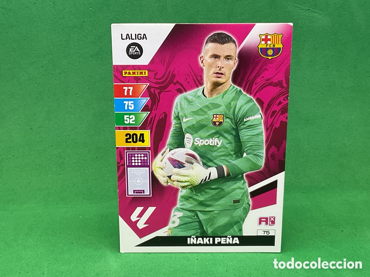 Cromos de Futebol: N&ordm; 75 . I&Ntilde;AKI PE&Ntilde;A .F.C.BARCELONA. LA LIGA 2023/2024. ADRENALYN XL TRADING CARD GAME. PANINI