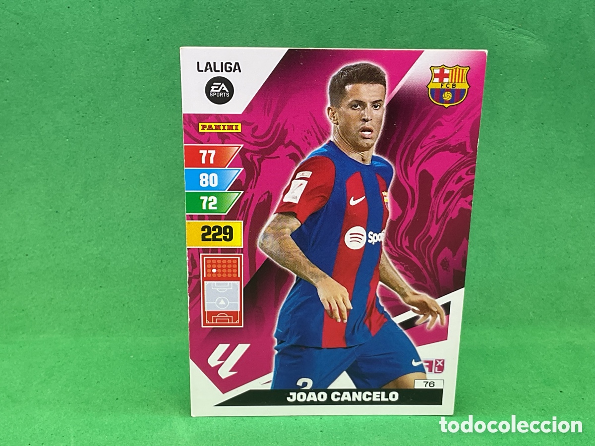 Cromos de f&uacute;tbol: N&ordm; 76 . JOAO CANCELO .F.C.BARCELONA. LA LIGA 2023/2024. ADRENALYN XL TRADING CARD GAME. PANINI